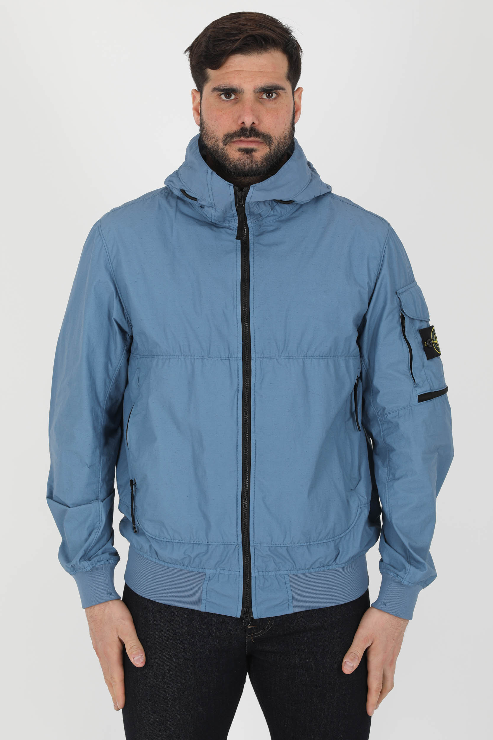 BLOUSON STONE ISLAND NASLAN LIGHT BLEU 761540632-V0046