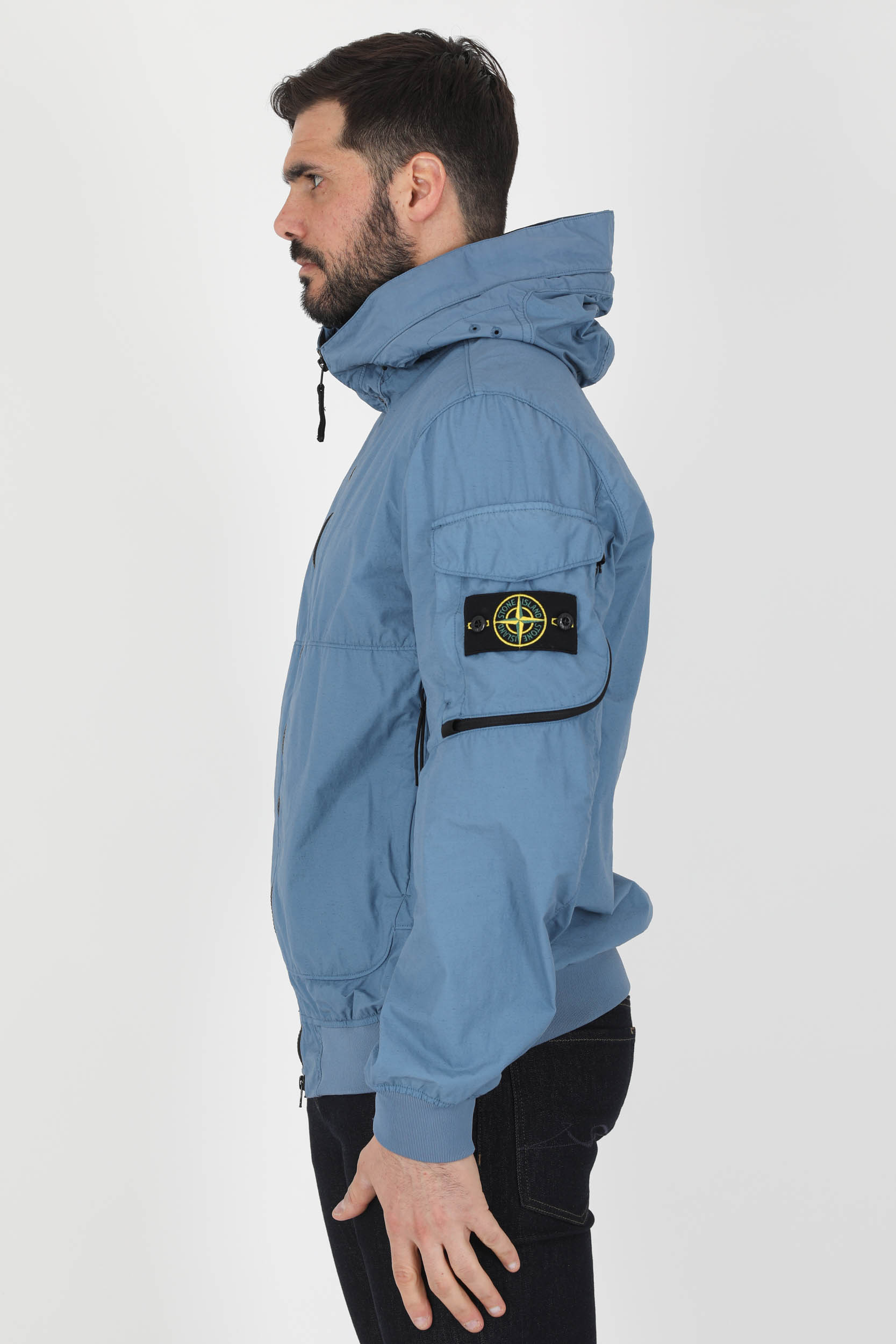 BLOUSON STONE ISLAND NASLAN LIGHT BLEU 761540632-V0046