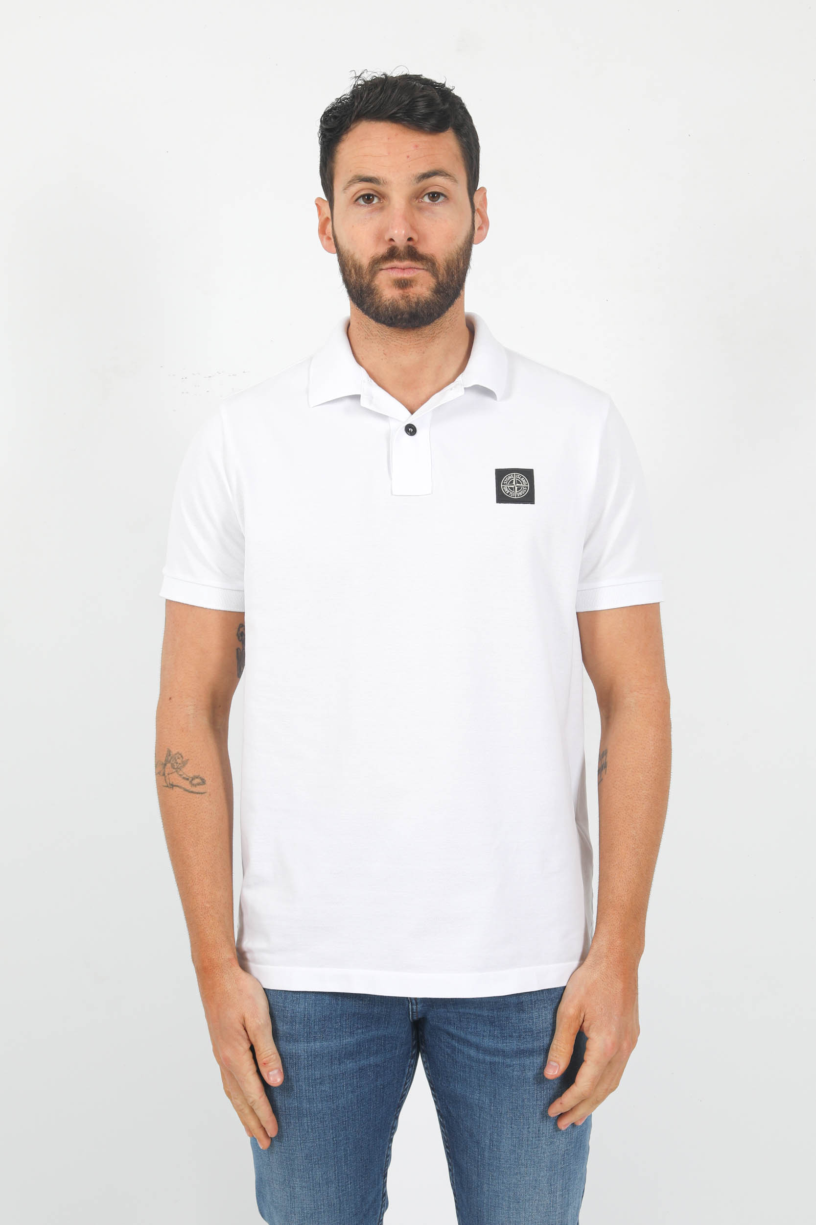  Image du produit POLO STONE ISLAND BLANC 78152SC17-A0001 - 3