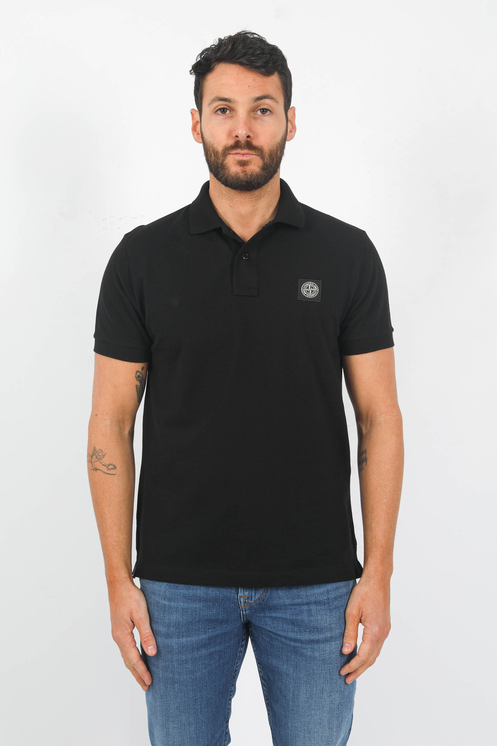  Image du produit POLO STONE ISLAND NOIR 78152SC17-A0029 - 3