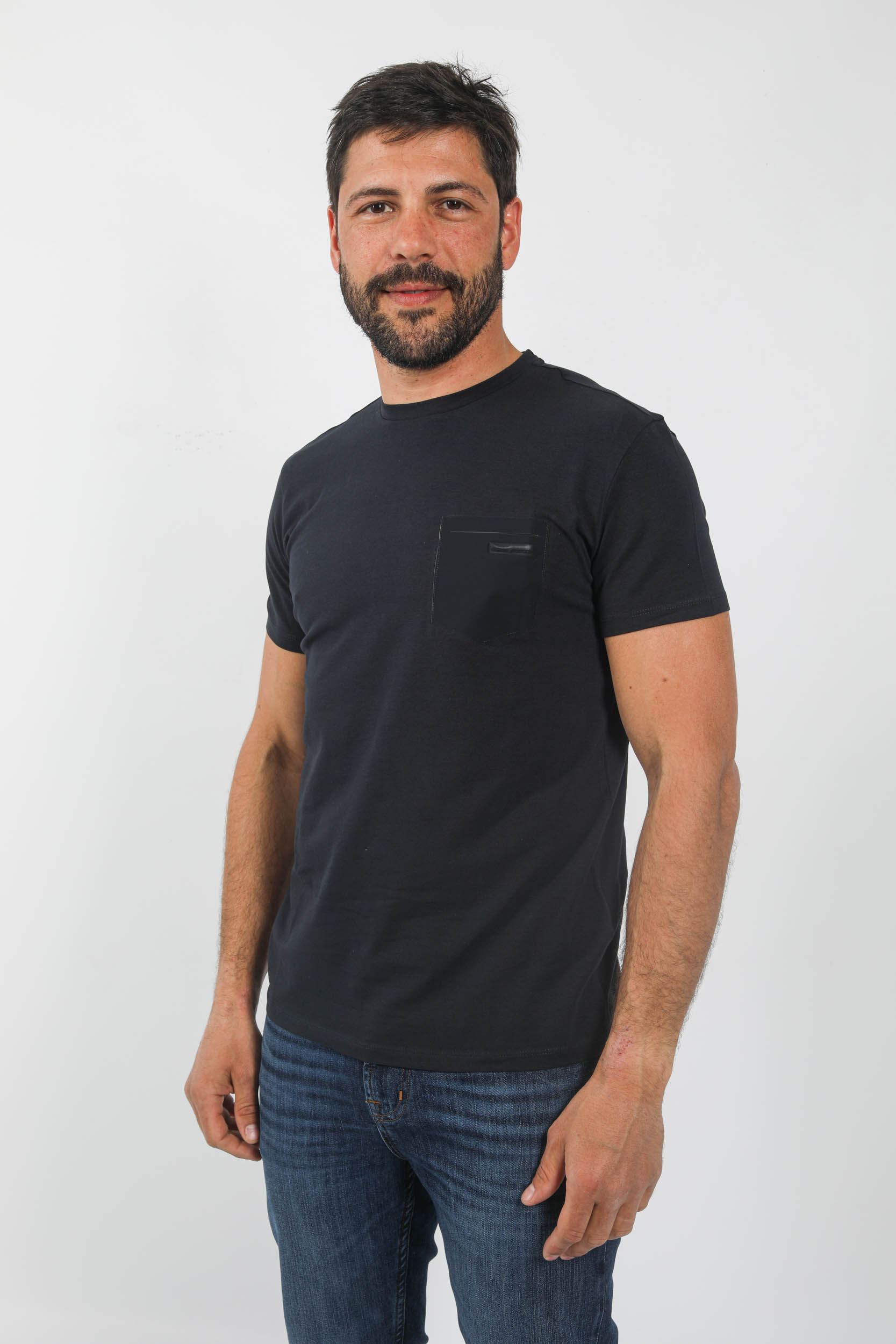  Image du produit T-SHIRT RRD AVEC POCHE MARINE SES136-60 - 2