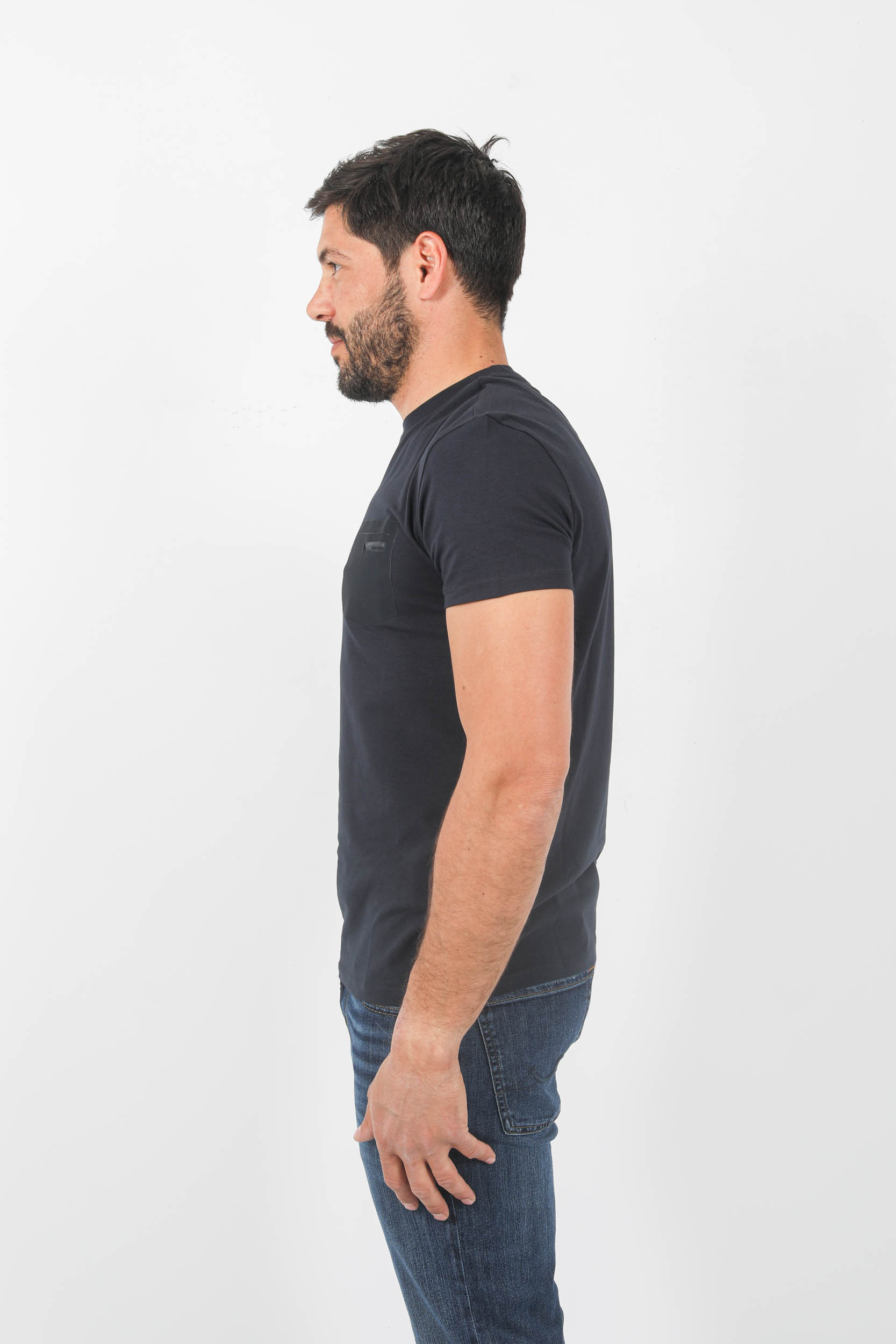  Image du produit T-SHIRT RRD AVEC POCHE MARINE SES136-60 - 4