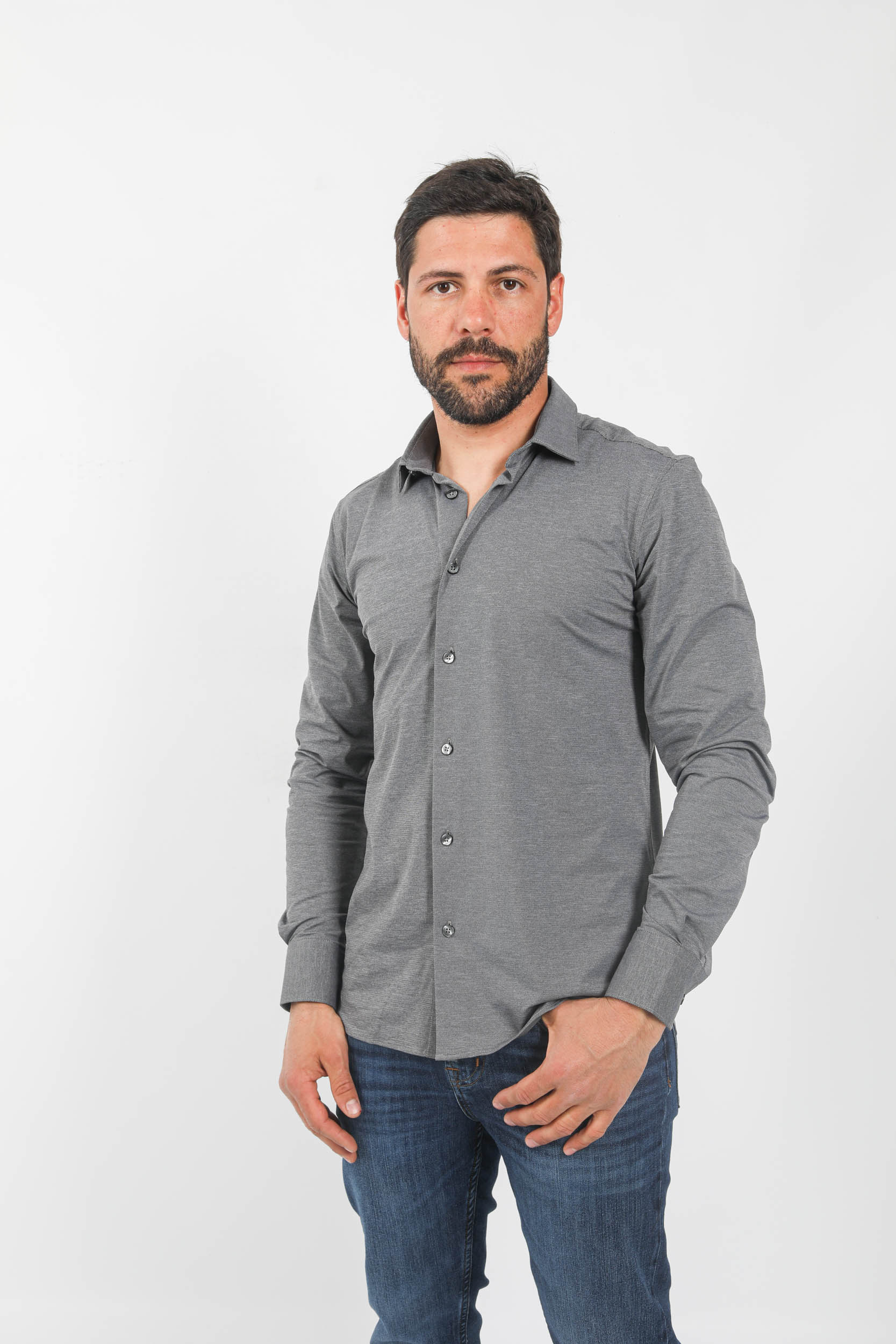  Image du produit CHEMISE RRD GRISE 23184-V06 - 2