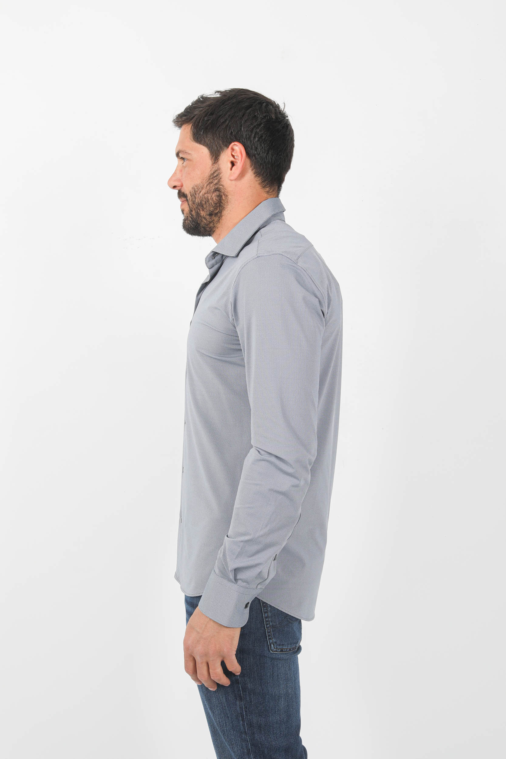 CHEMISE RRD GRIS CLAIR 23184-V58