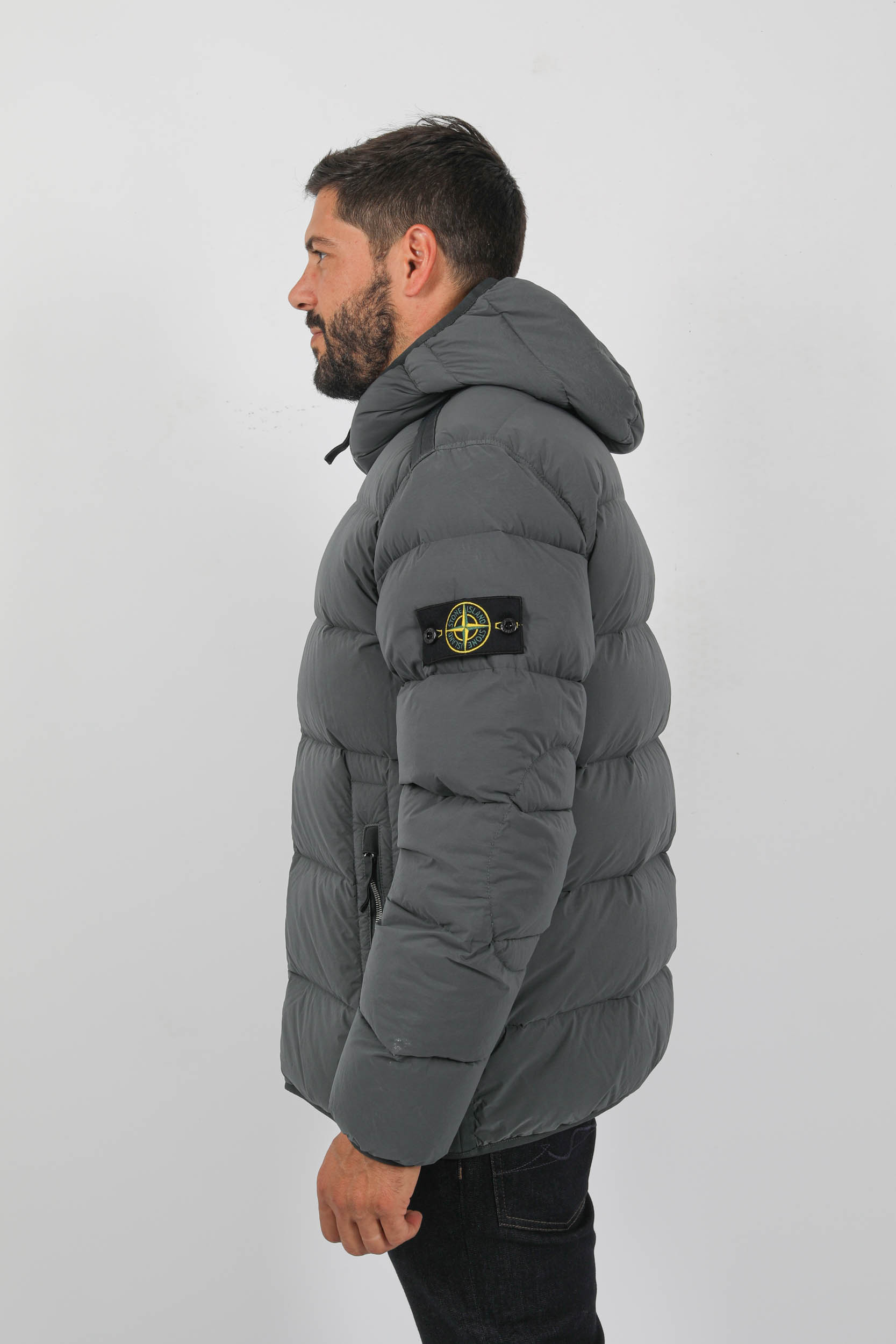  Image du produit DOUDOUNE MATELASSE STONE ISLAND ANTHRACITE 791543728-V0062 - 4