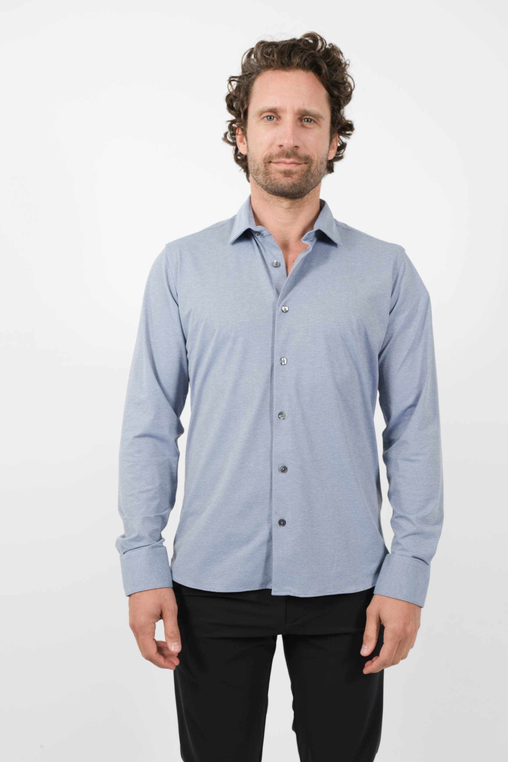  Image du produit CHEMISE RRD BLEU RAYE W23253-V07 - 3