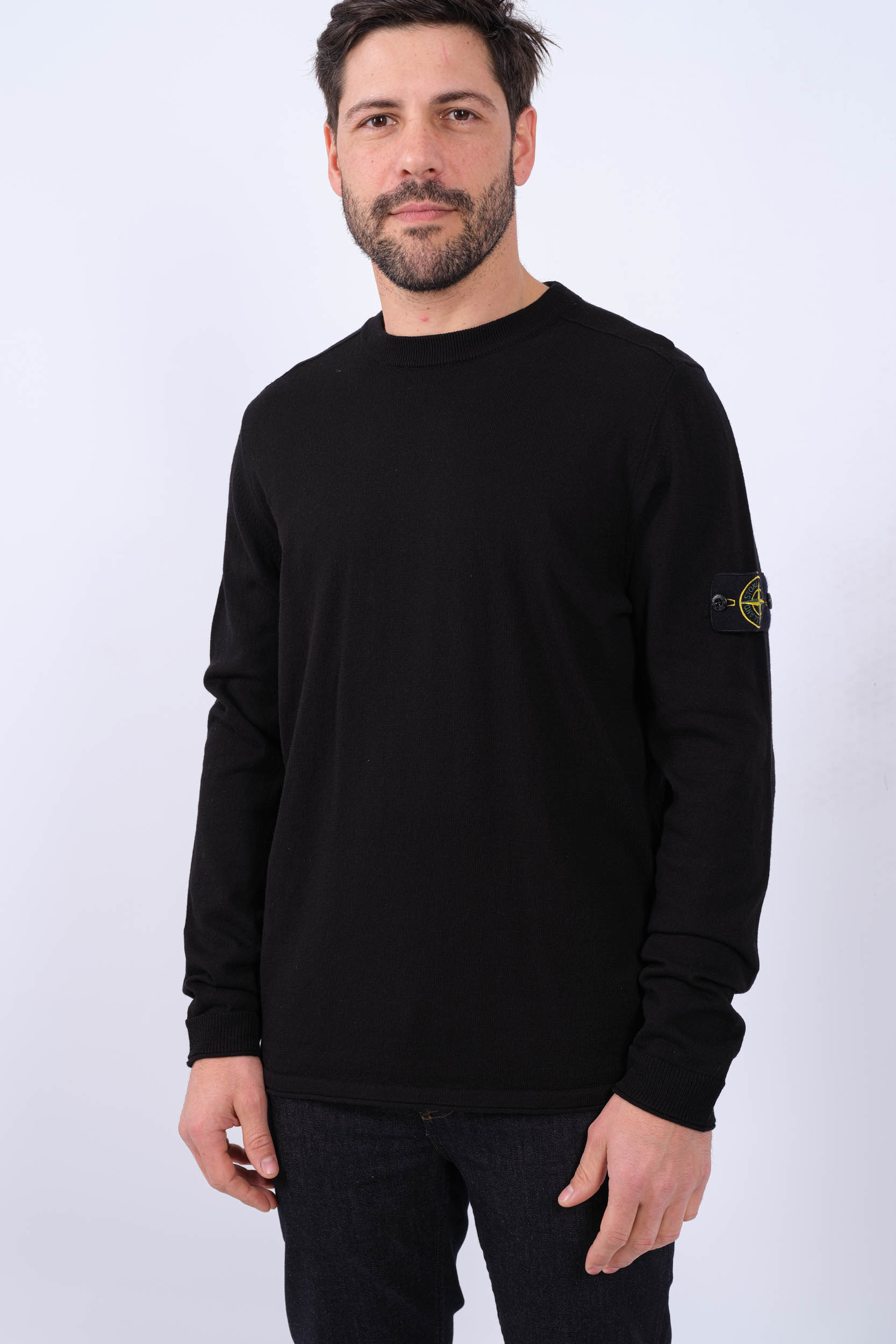 PULL STONE ISLAND NOIR 8015532B9 A0029