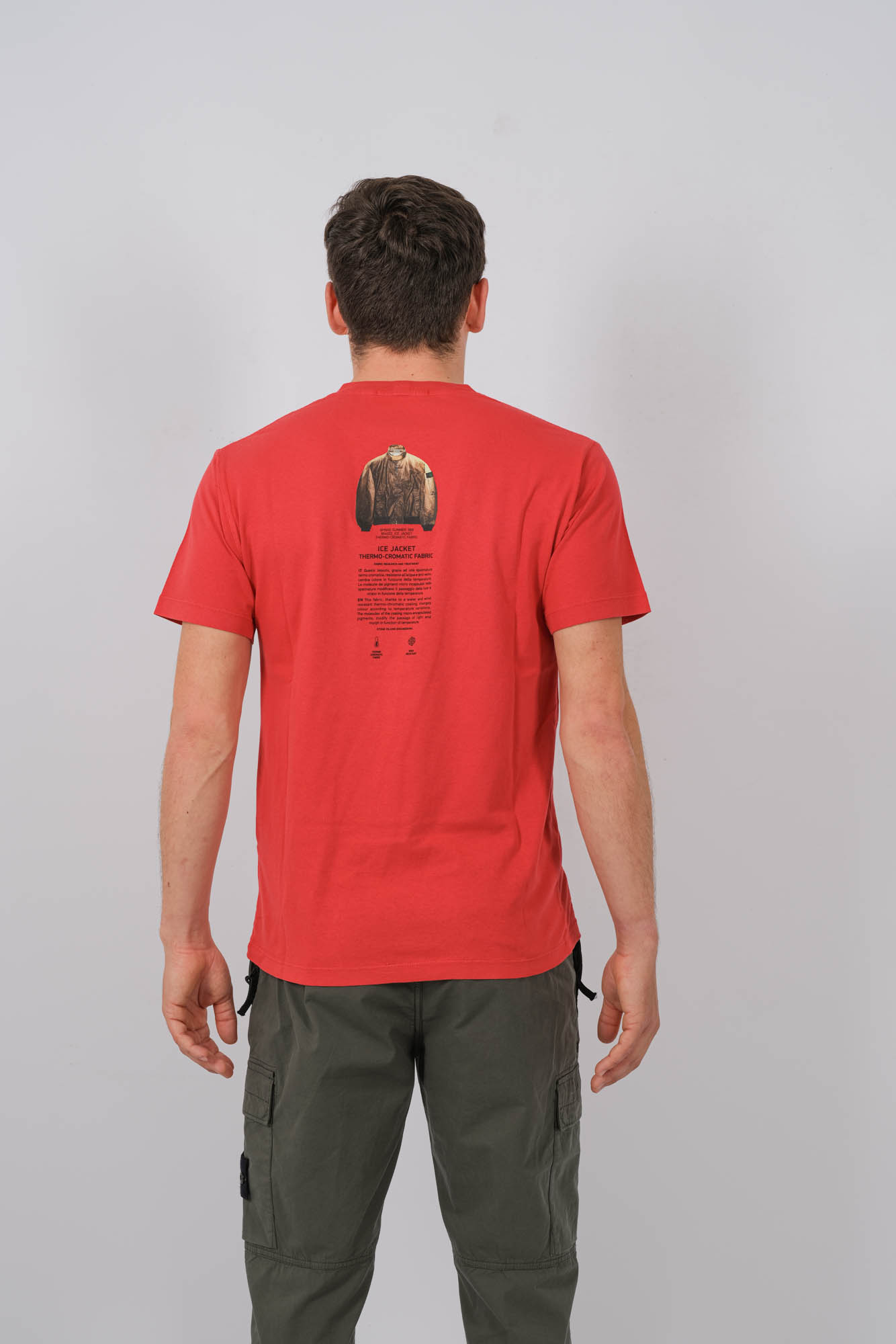  Image du produit TEE-SHIRT STONE ISLAND ROUGE 80152NS91-V0010 - 5