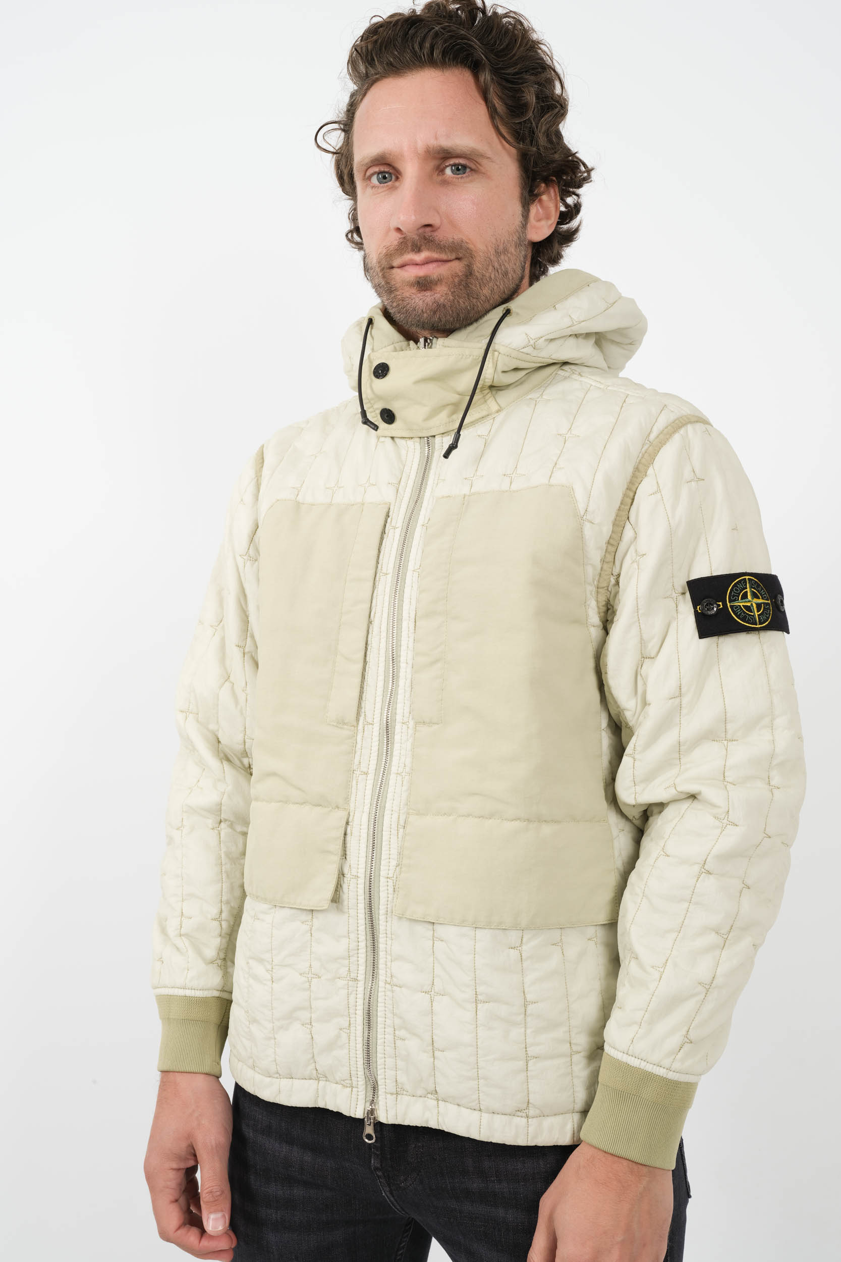  Image du produit BLOUSON STONE ISLAND A CAPUCHE BEIGE 801540731-V0051 - 2