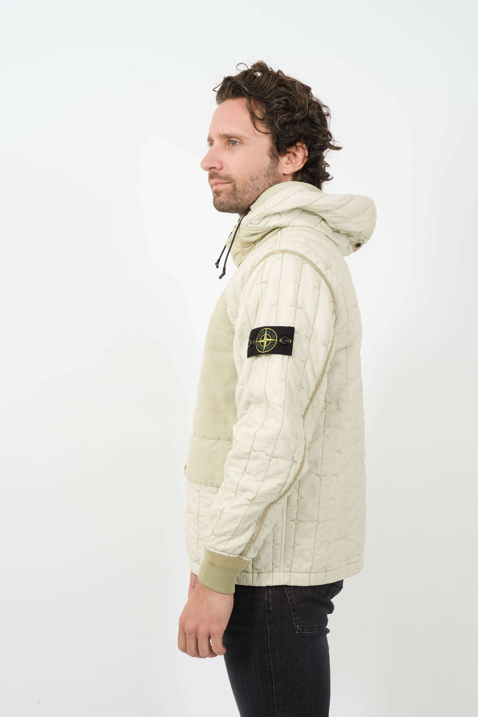  Image du produit BLOUSON STONE ISLAND A CAPUCHE BEIGE 801540731-V0051 - 4