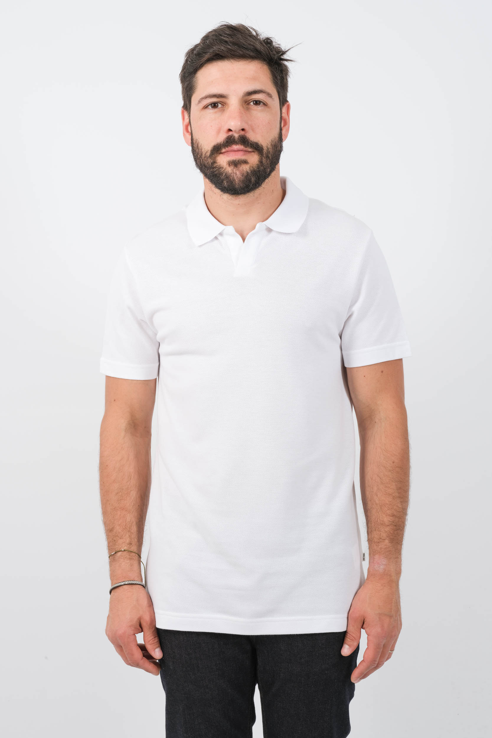 POLO NN07 MANCHES COURTES BLANC PAUL3462-001