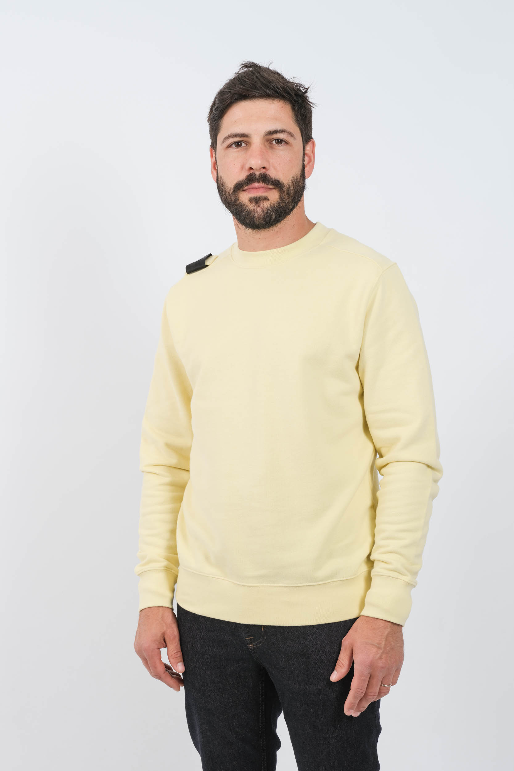 SWEAT MASTRUM COL ROND JAUNE MAS4470-M715