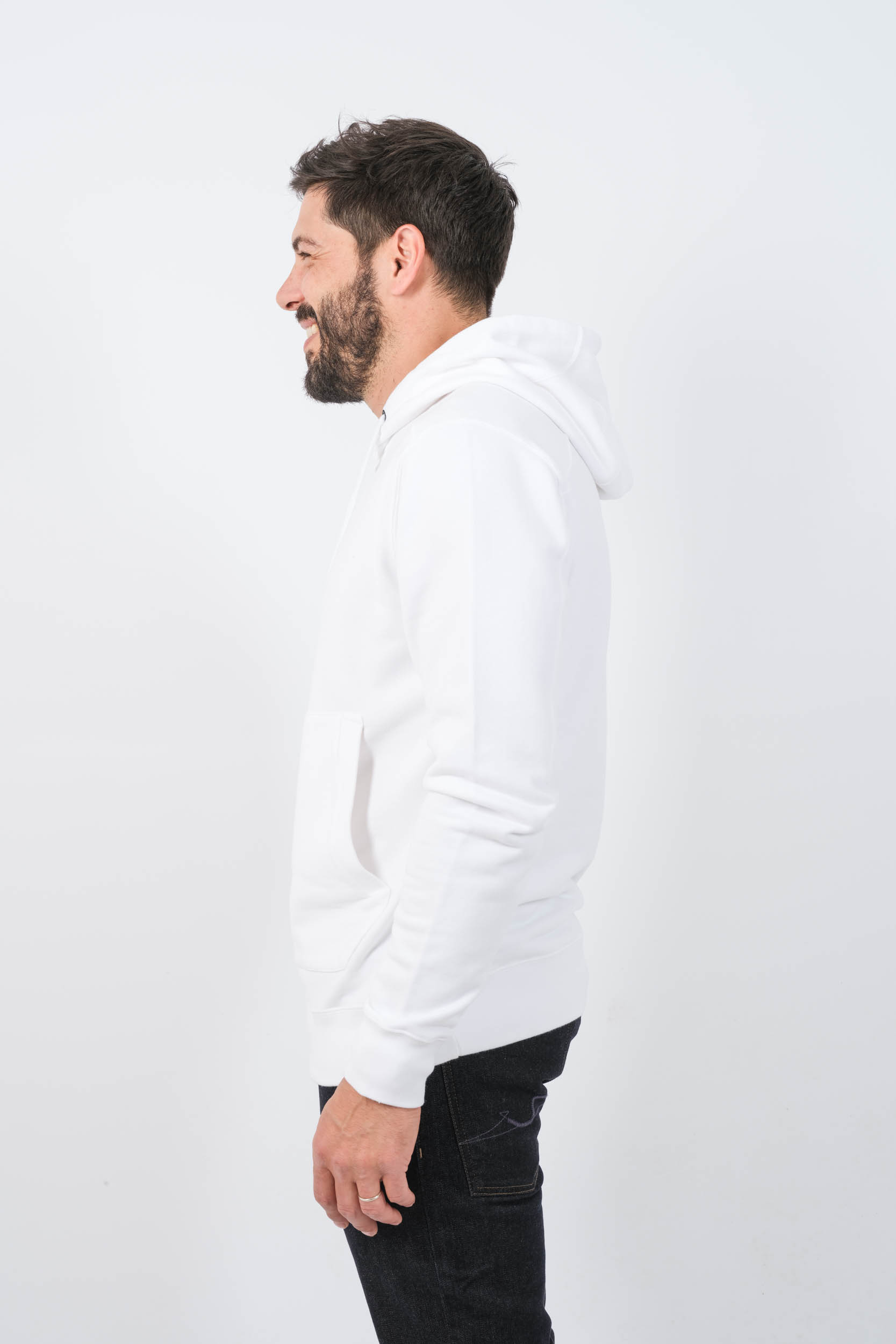 SWEAT MASTRUM A CAPUCHE BLANC MAS4465-M100