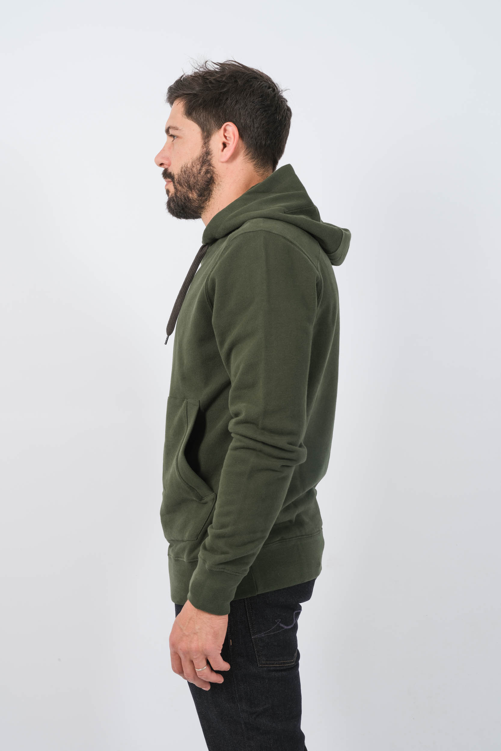 SWEAT MASTRUM A CAPUCHE VERT MAS4465-M306