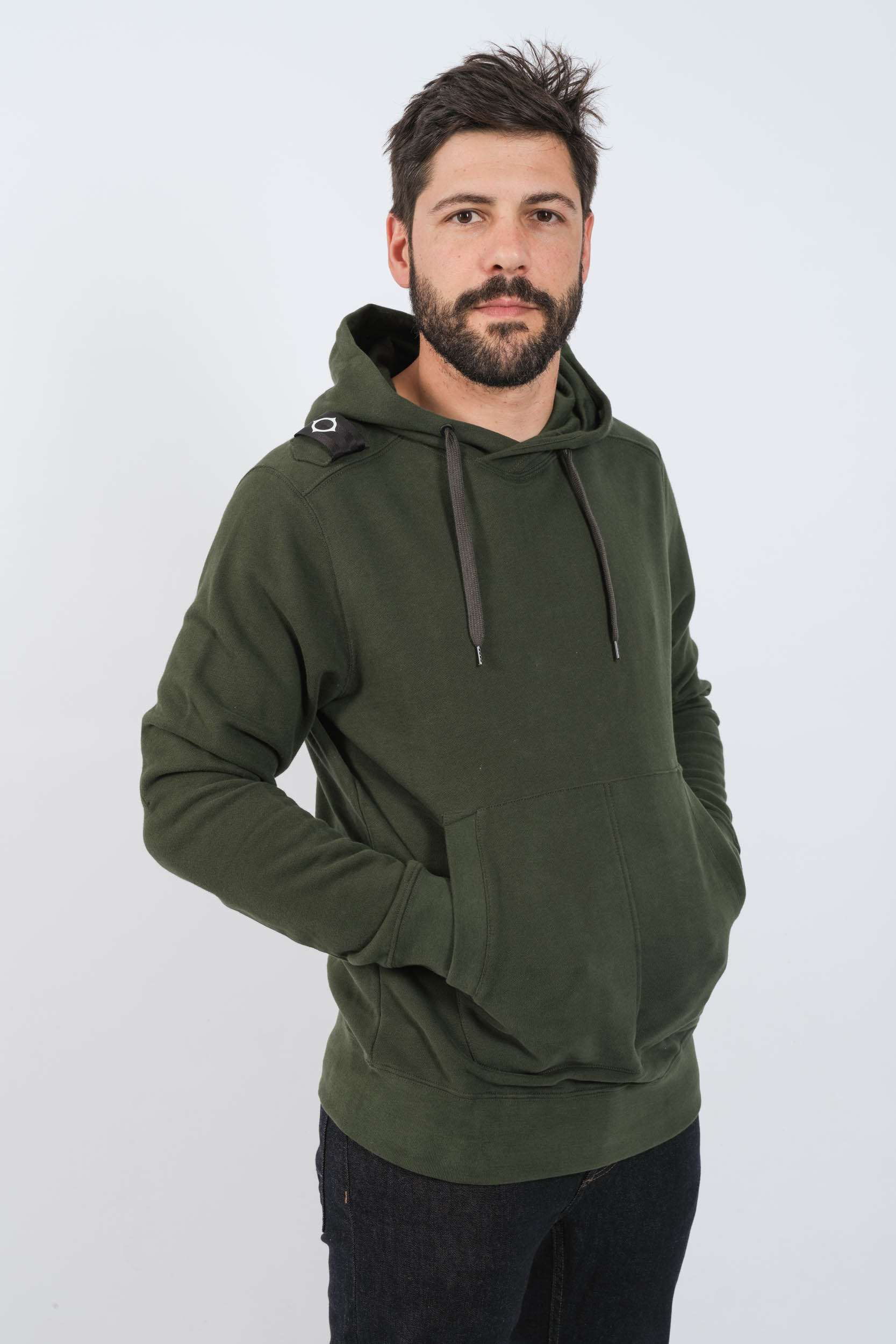 SWEAT MASTRUM A CAPUCHE VERT MAS4465-M306