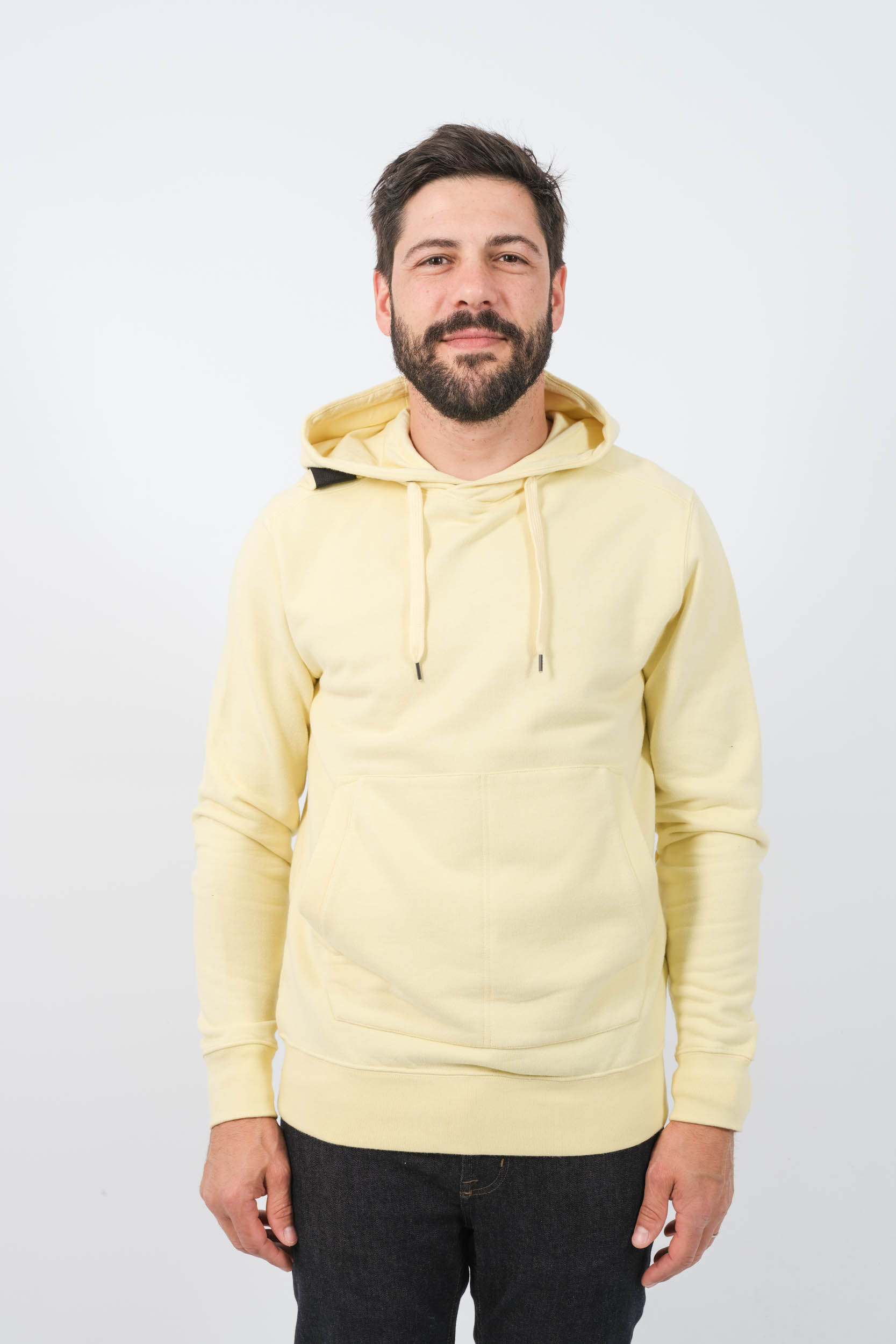 SWEAT MASTRUM A CAPUCHE JAUNE MAS4465-M715