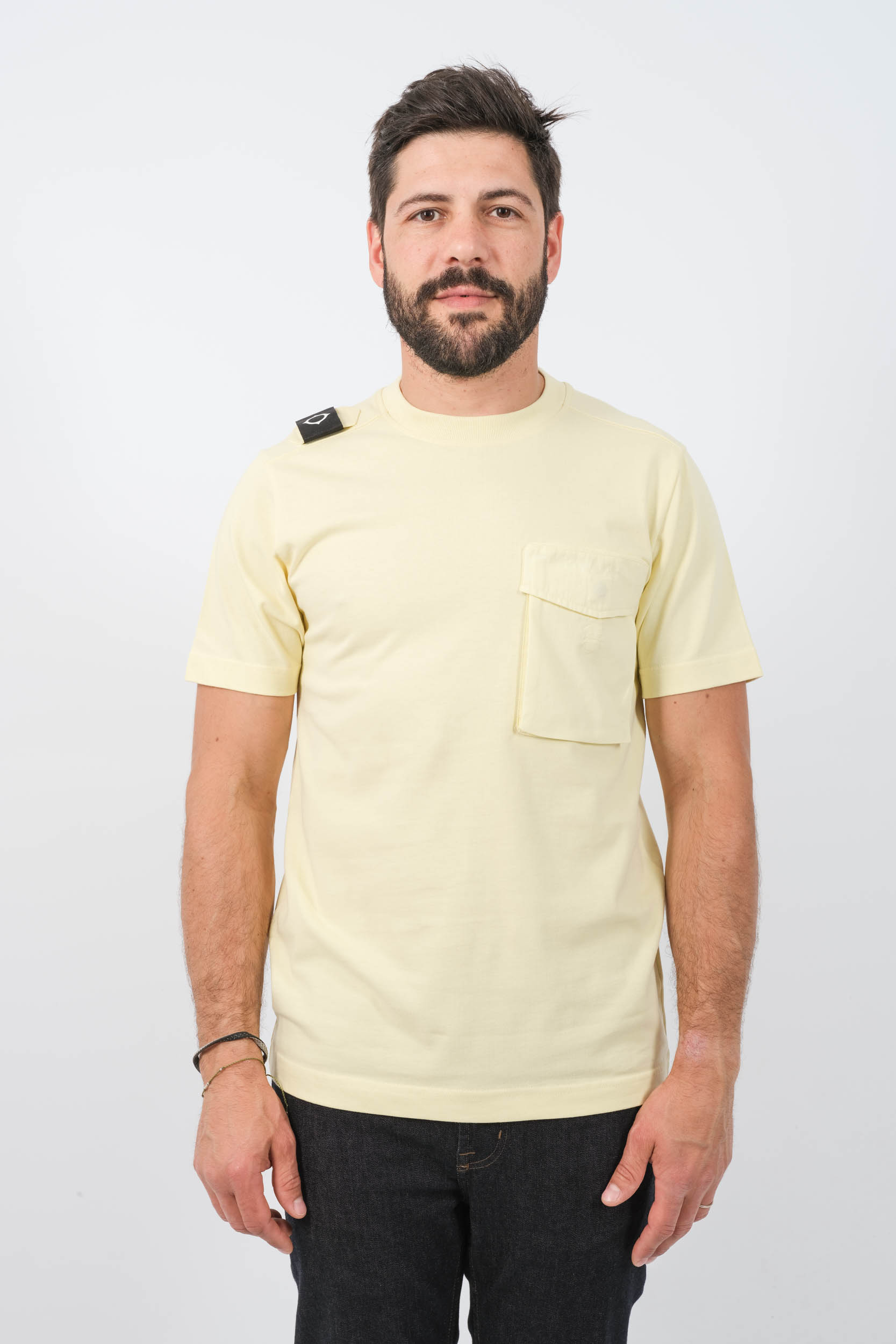 TEE-SHIRT MASTRUM JAUNE MAS8388-M715