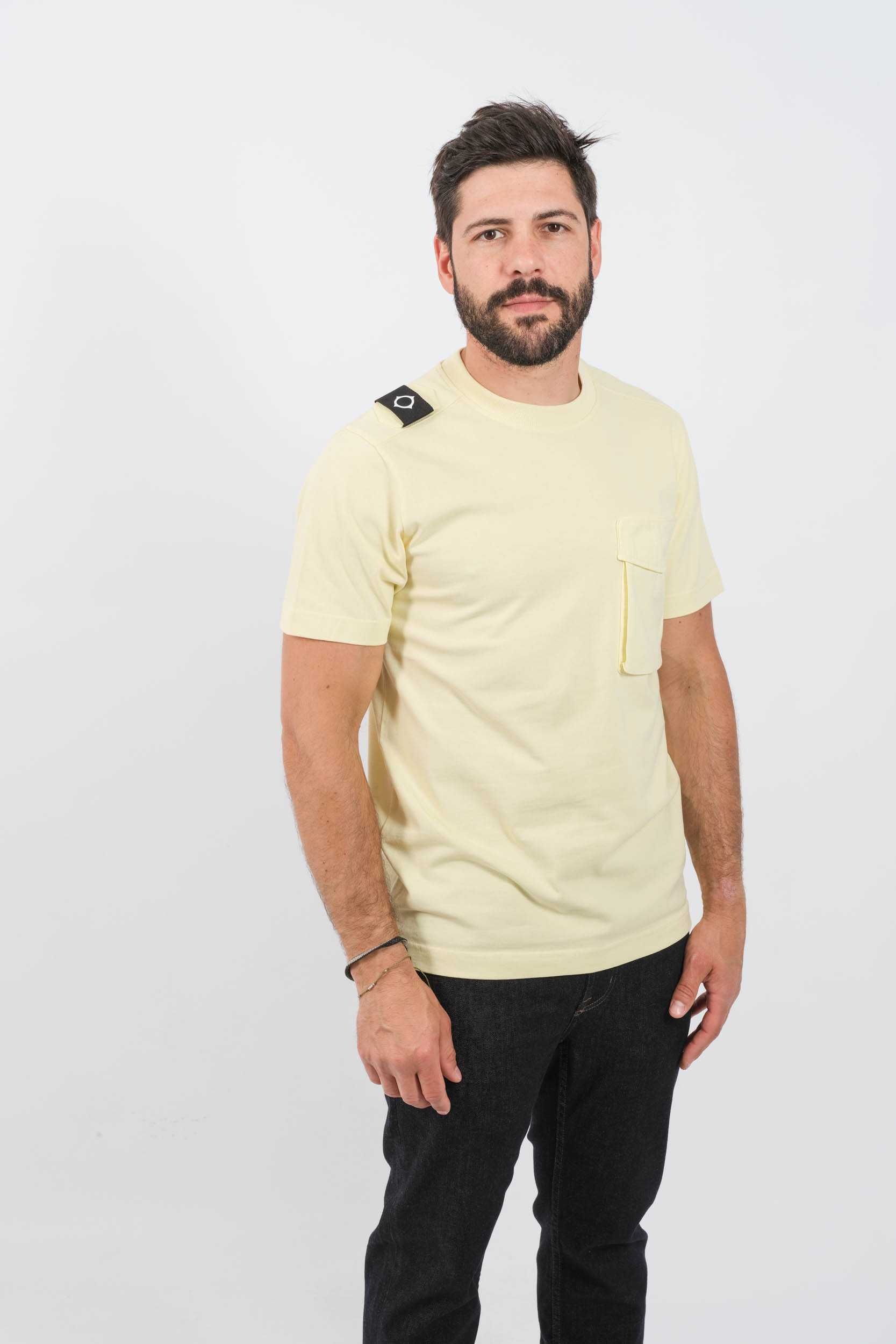 TEE-SHIRT MASTRUM JAUNE MAS8388-M715