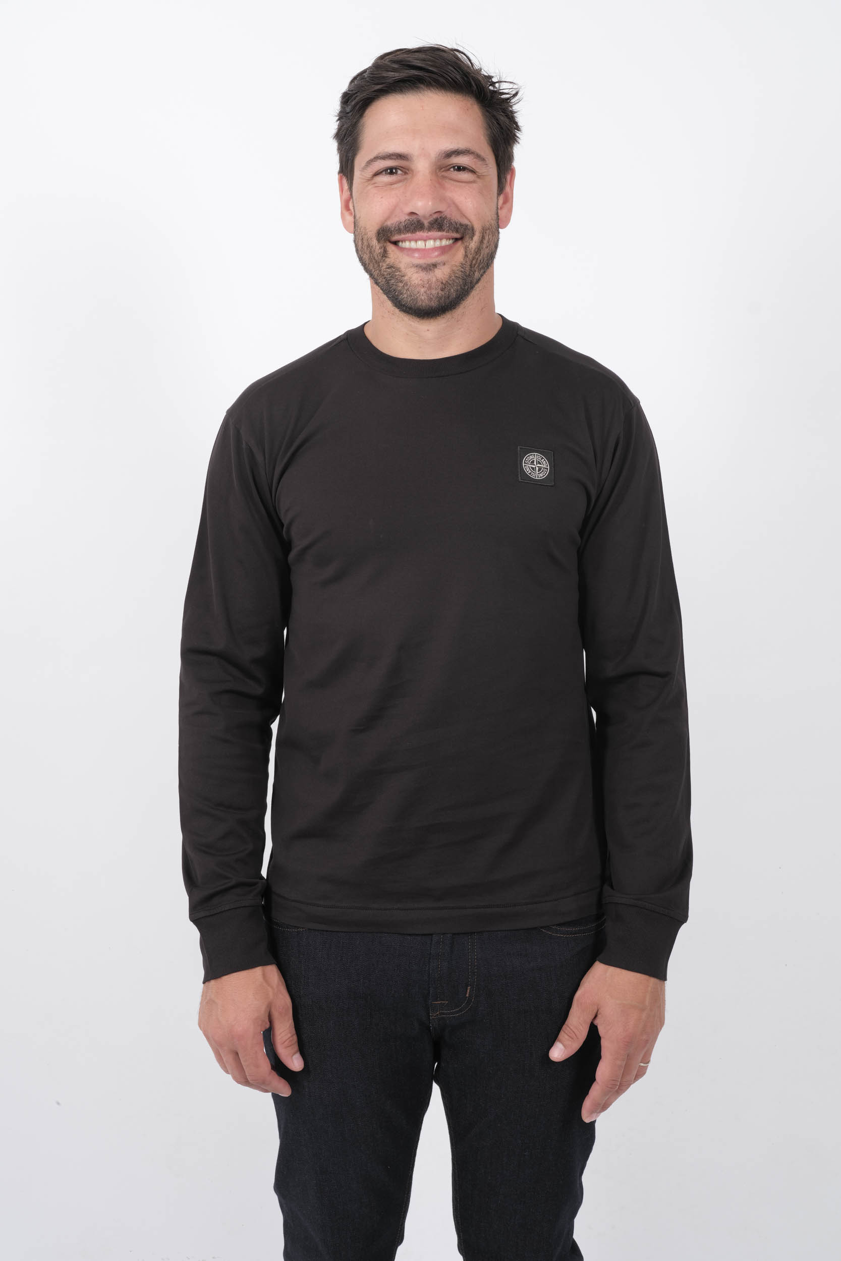 T-SHIRT STONE ISLAND MANCHES LONGUES 811522713-A0029