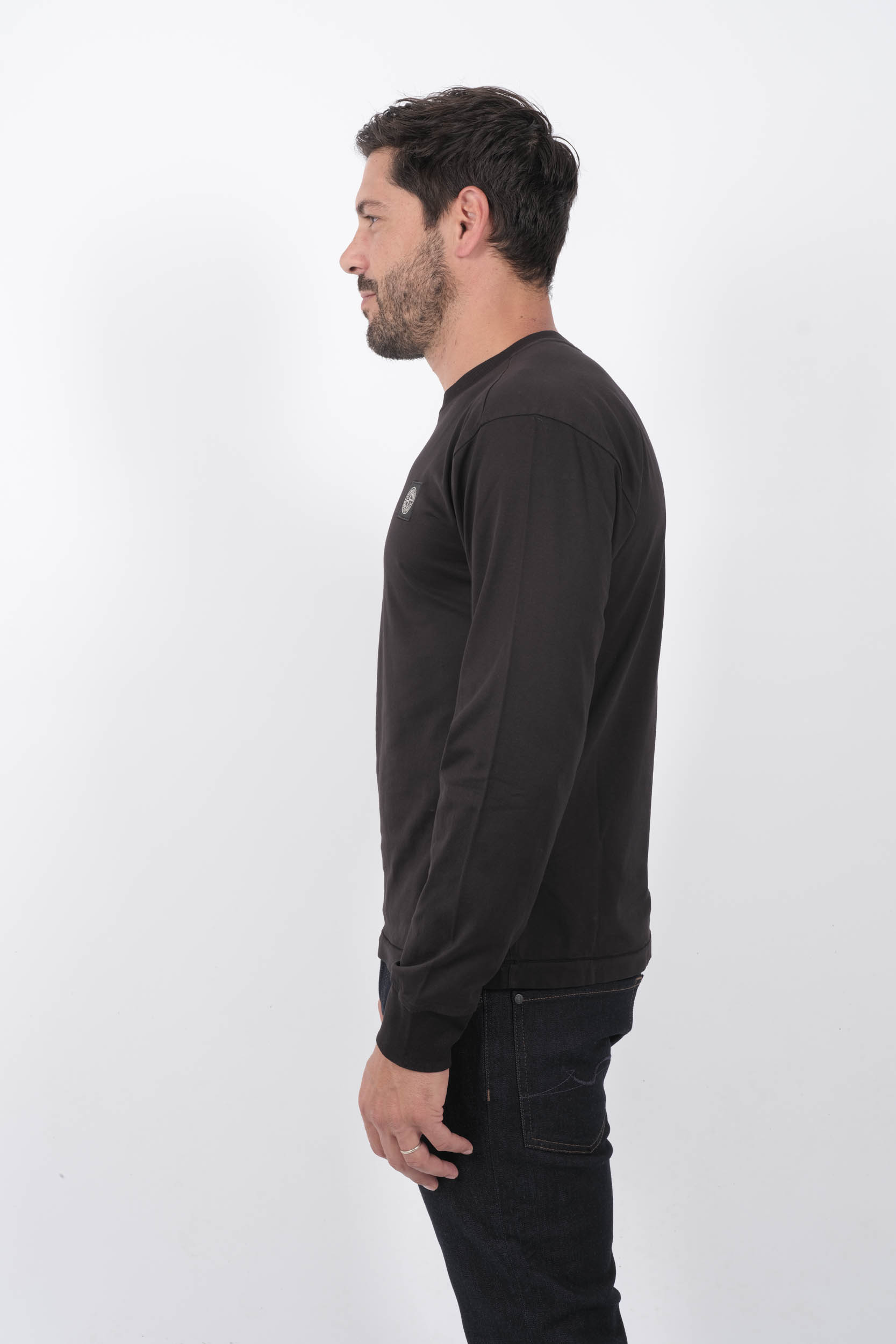 T-SHIRT STONE ISLAND MANCHES LONGUES 811522713-A0029