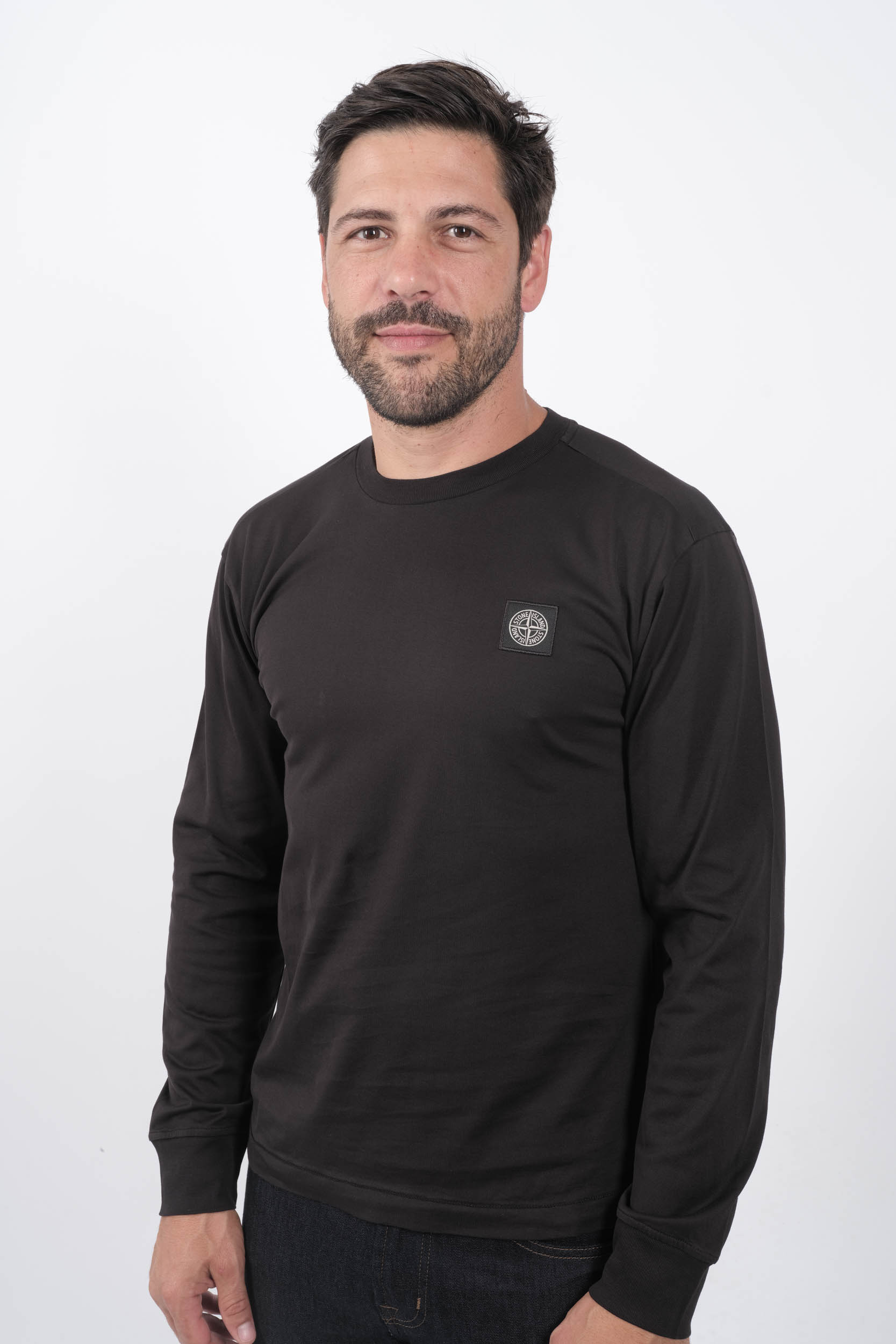 T-SHIRT STONE ISLAND MANCHES LONGUES 811522713-A0029