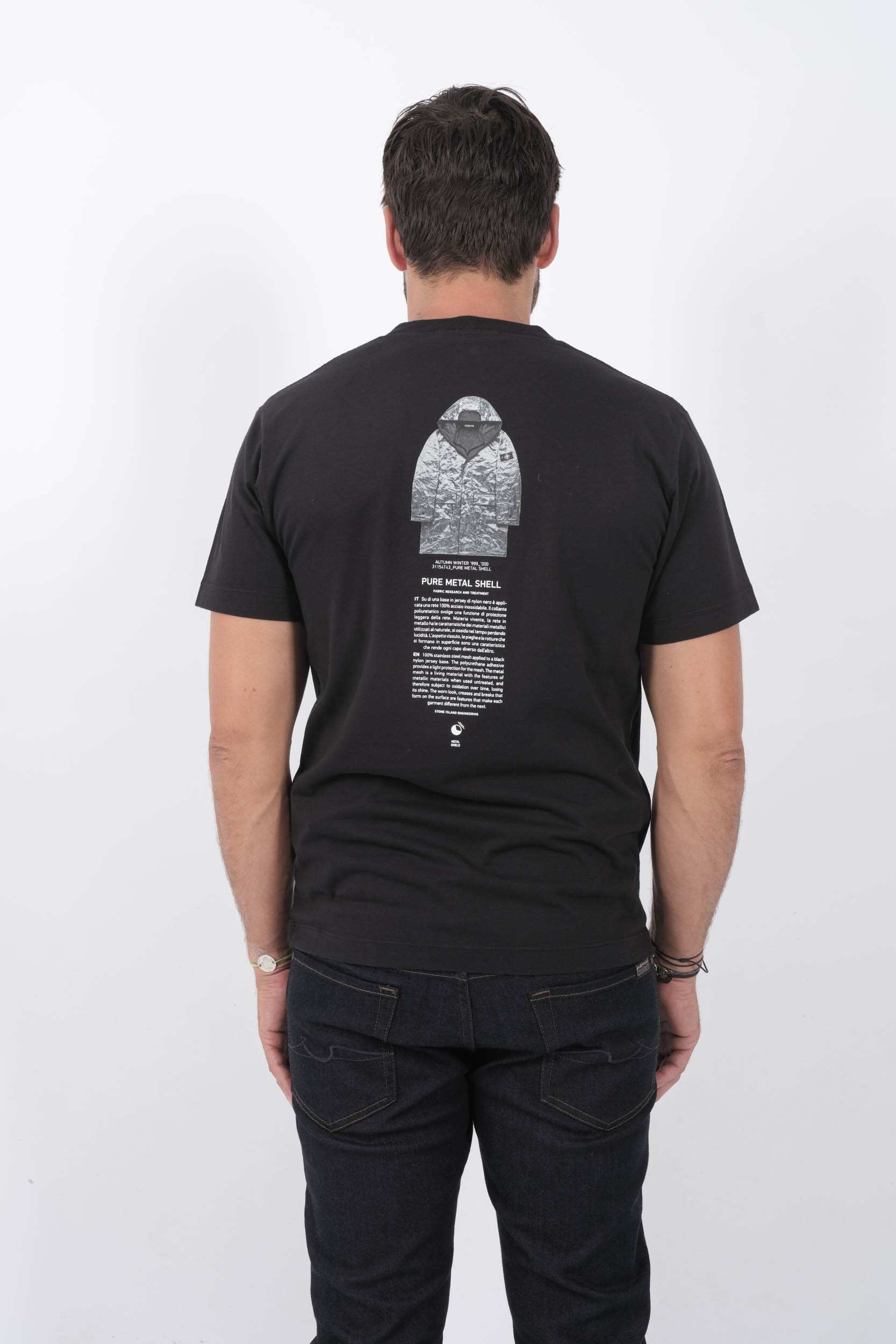  Image du produit T-SHIRT STONE ISLAND ARCHIVIO NOIR 81152NS91-V0029 - 5