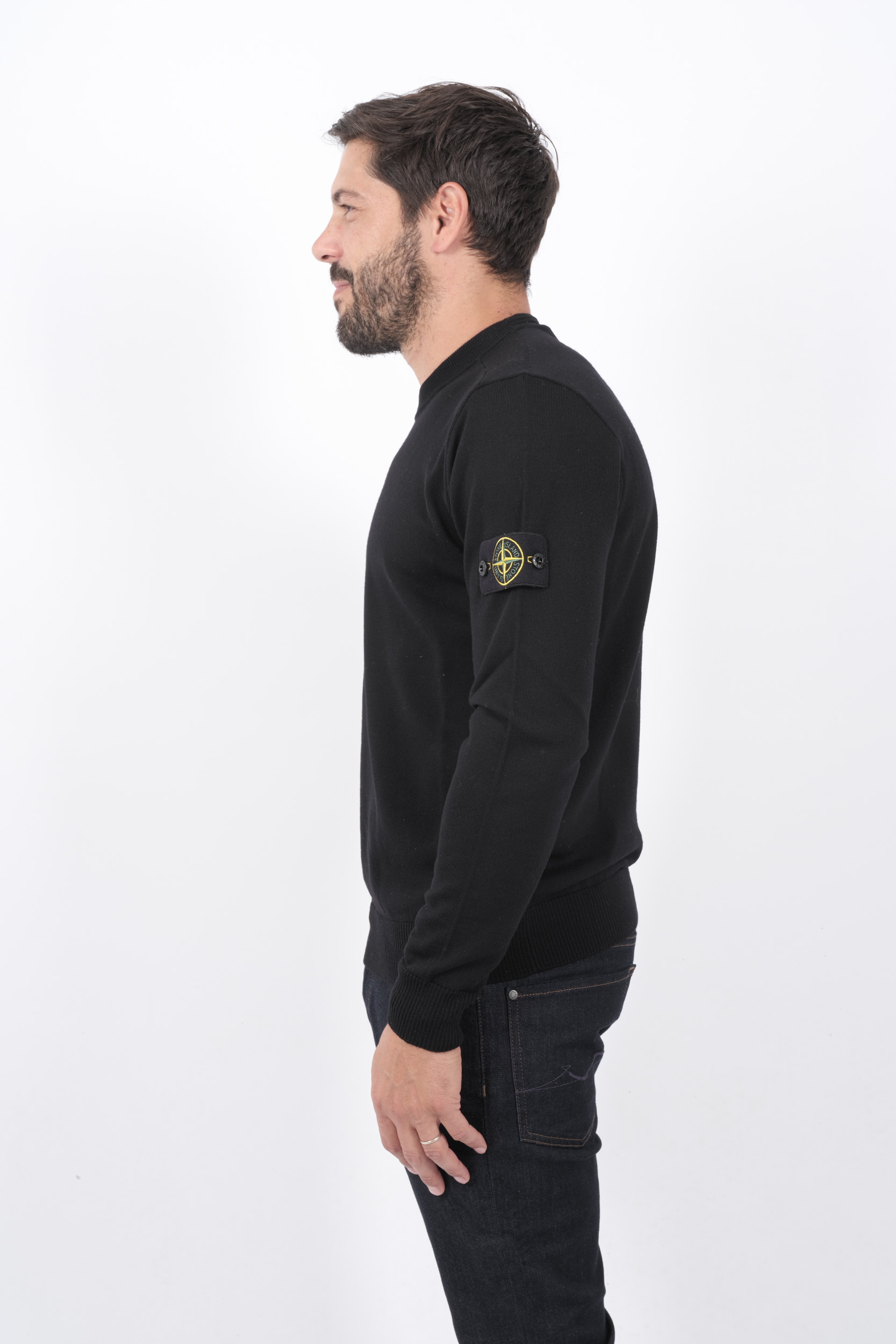  Image du produit PULL STONE ISLAND NOIR 8115510C4-V0029 - 4