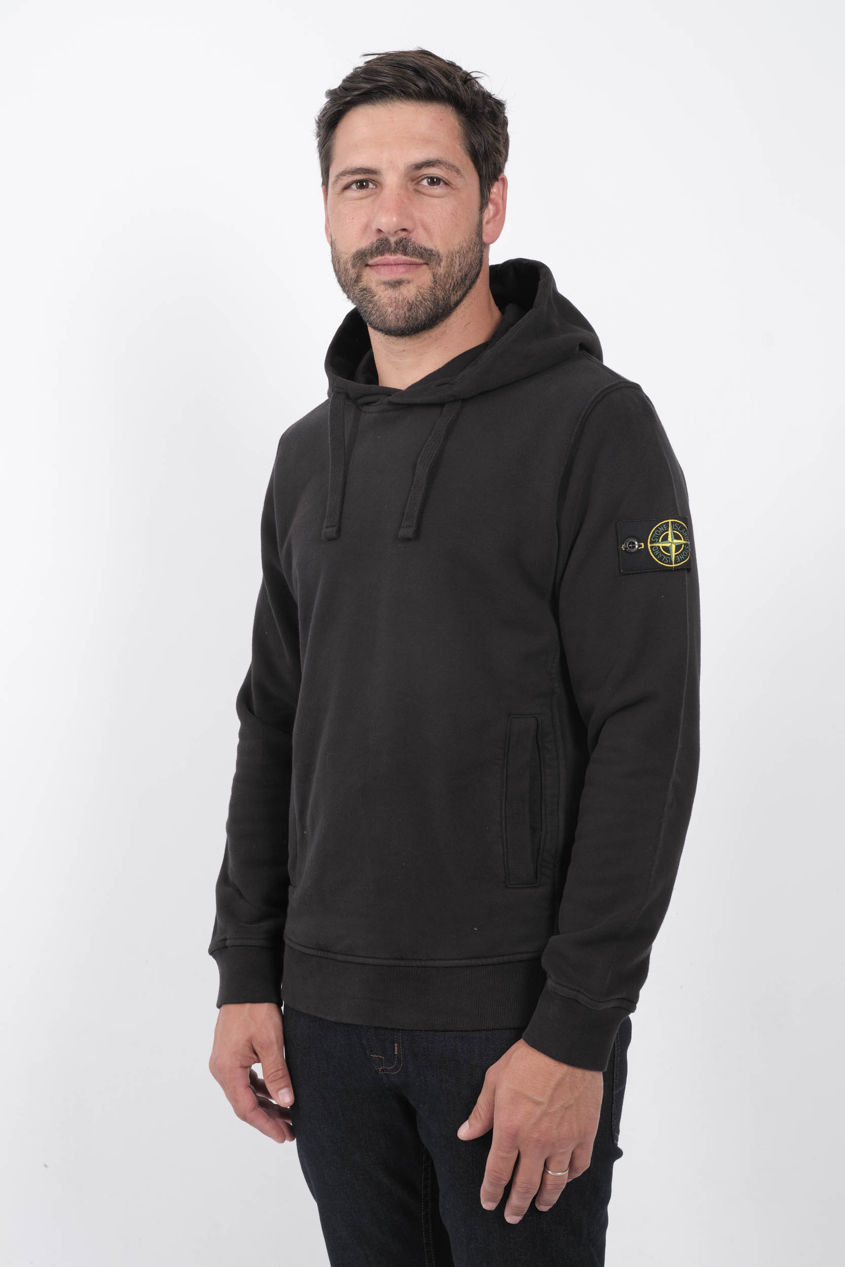  Image du produit SWEAT A CAPUCHE STONE ISLAND NOIR 811560820-V0029 - 2