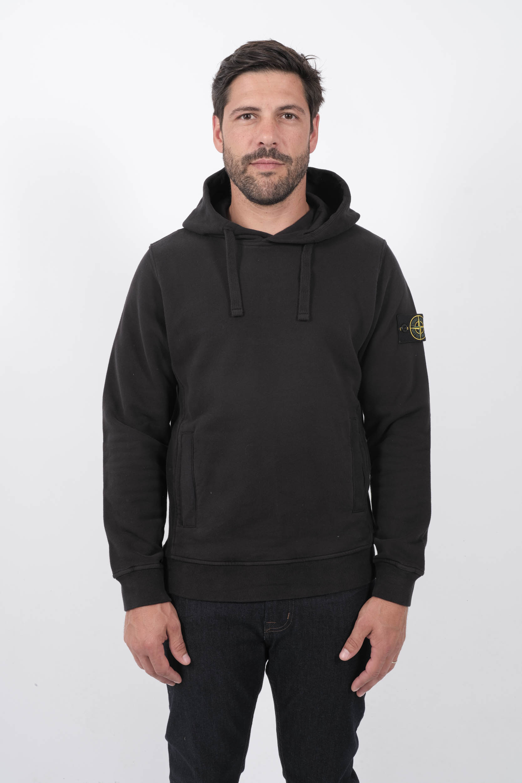  Image du produit SWEAT A CAPUCHE STONE ISLAND NOIR 811560820-V0029 - 3