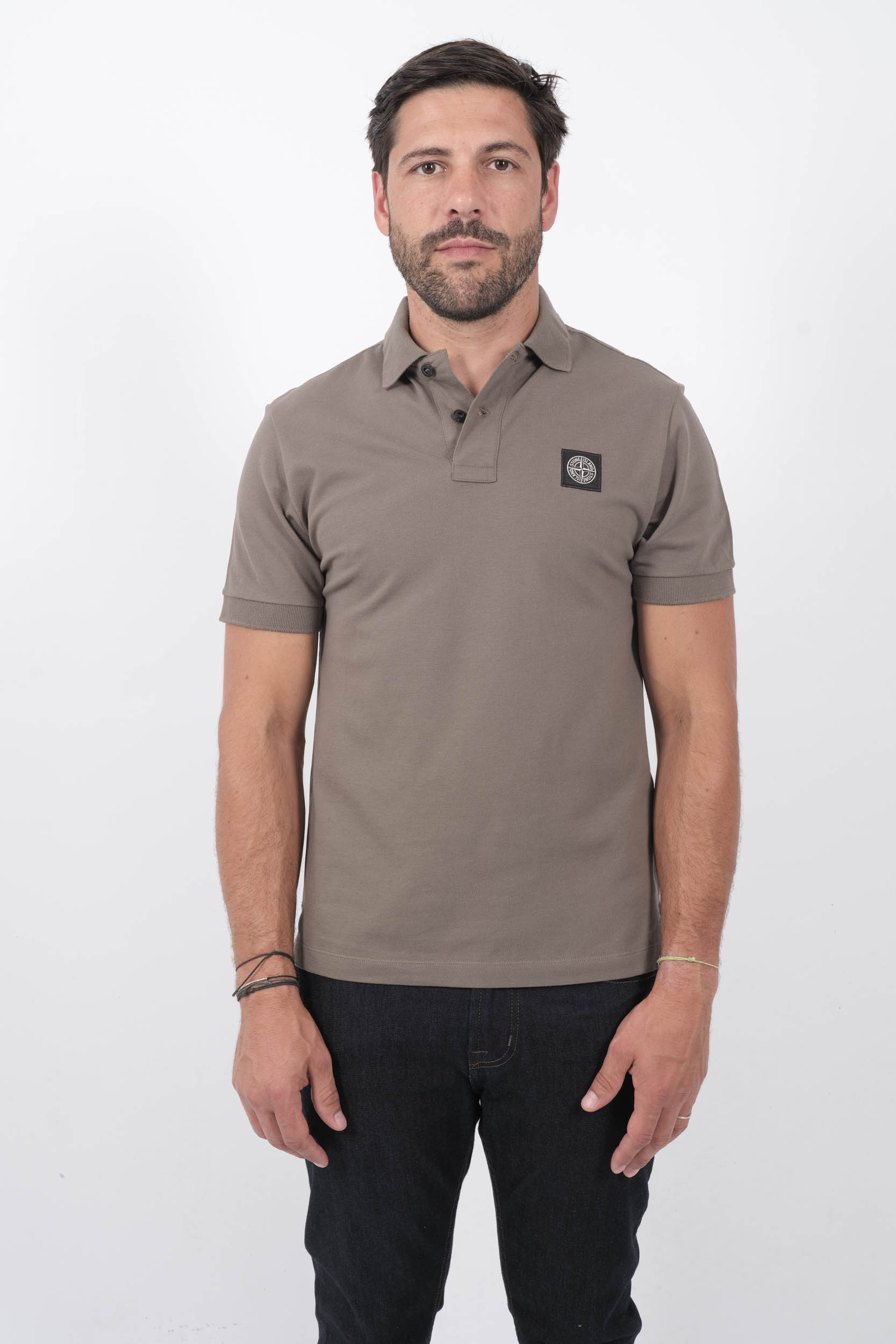  Image du produit POLO STONE ISLAND MARRON 81152SC17-V0075 - 3