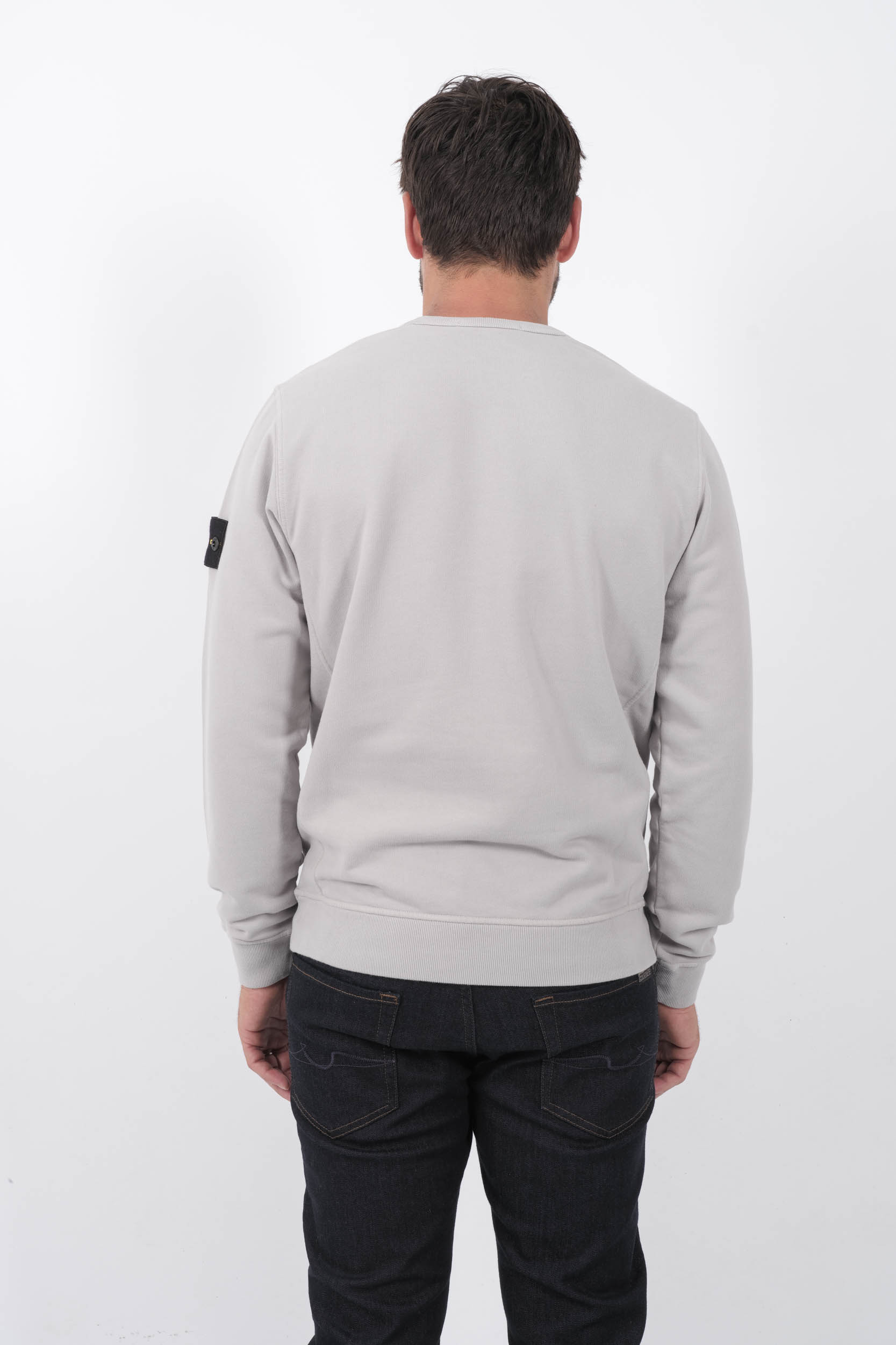 SWEAT STONE ISLAND GRIS 811562420-V0060