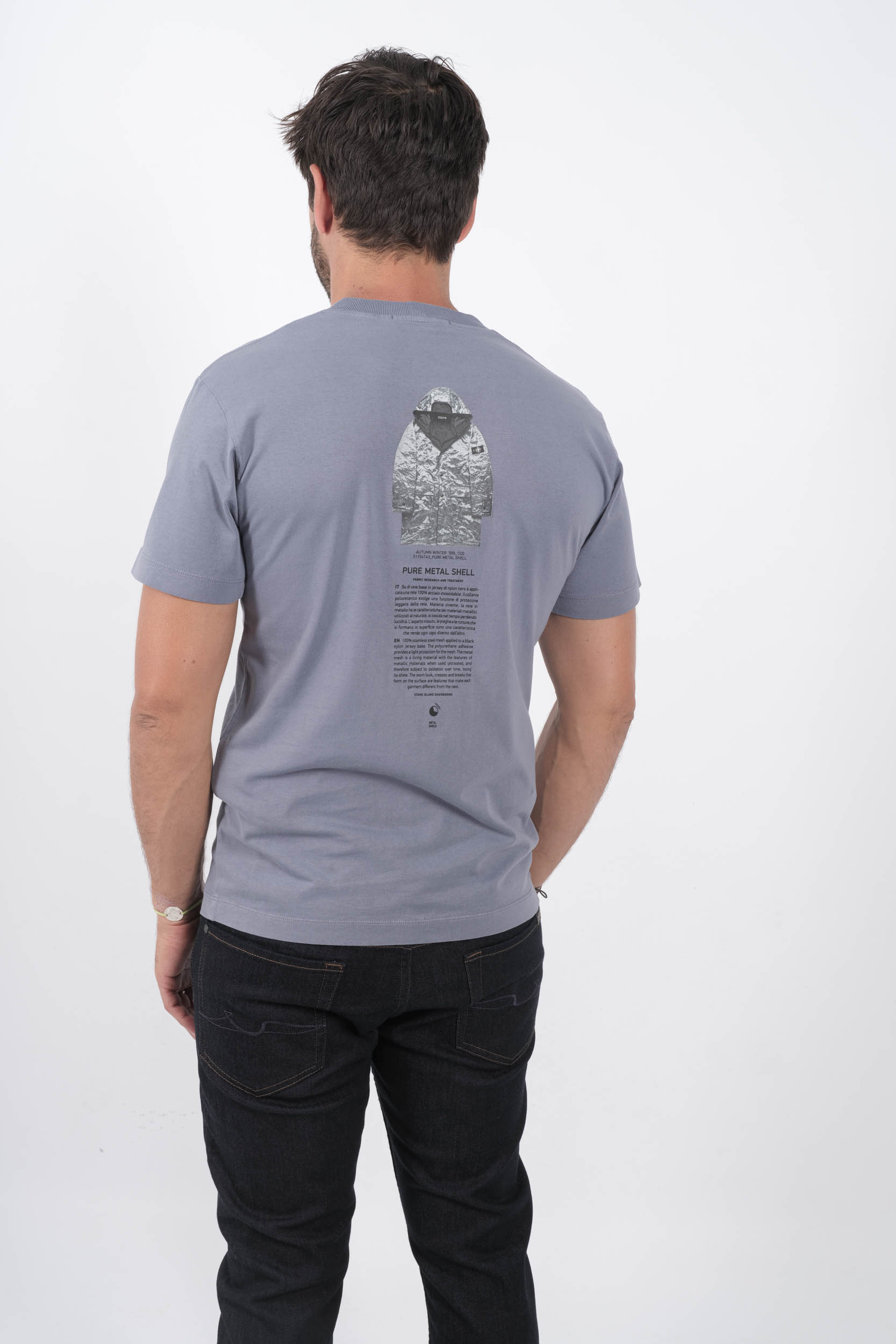  Image du produit T-SHIRT STONE ISLAND BLEU MOYEN ARCHIVIO 81152NS91-V0046 - 2