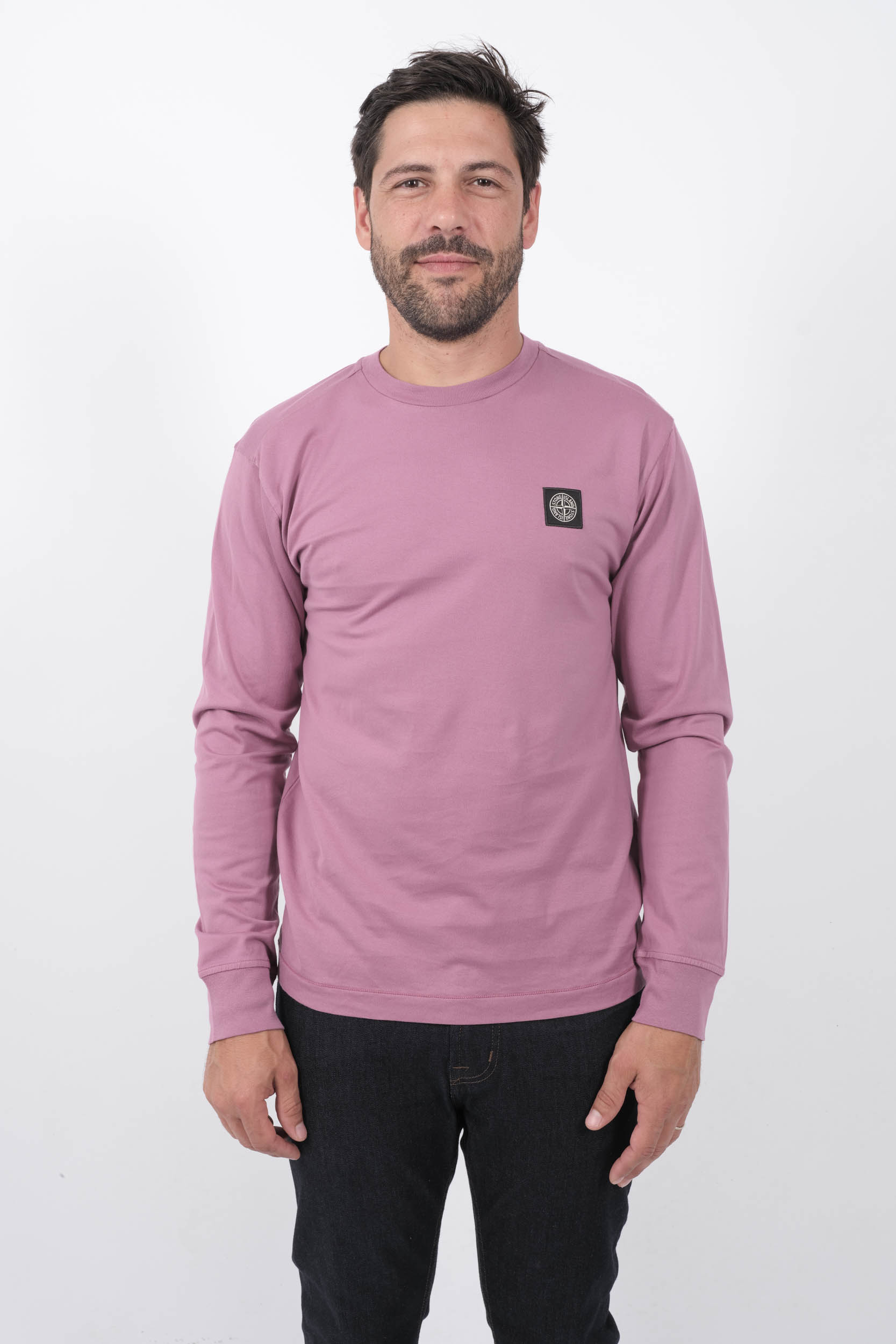  Image du produit T-SHIRT STONE ISLAND MANCHES LONGUES ROSE 811522713-V0086 - 3