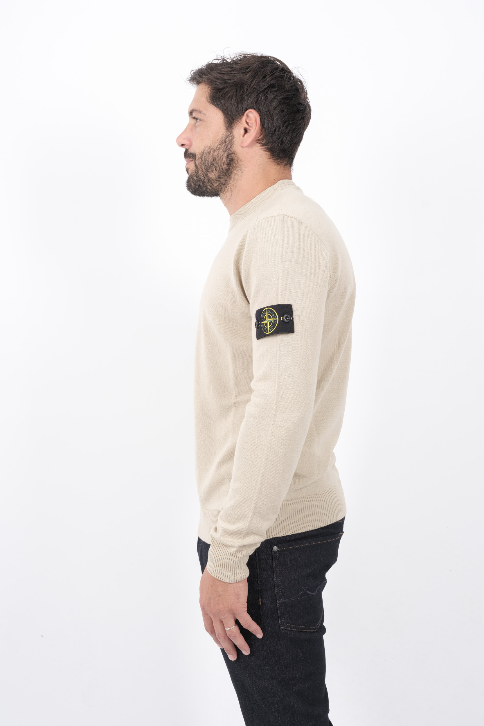  Image du produit PULL STONE ISLAND BEIGE 8115510C4-V0097 - 4