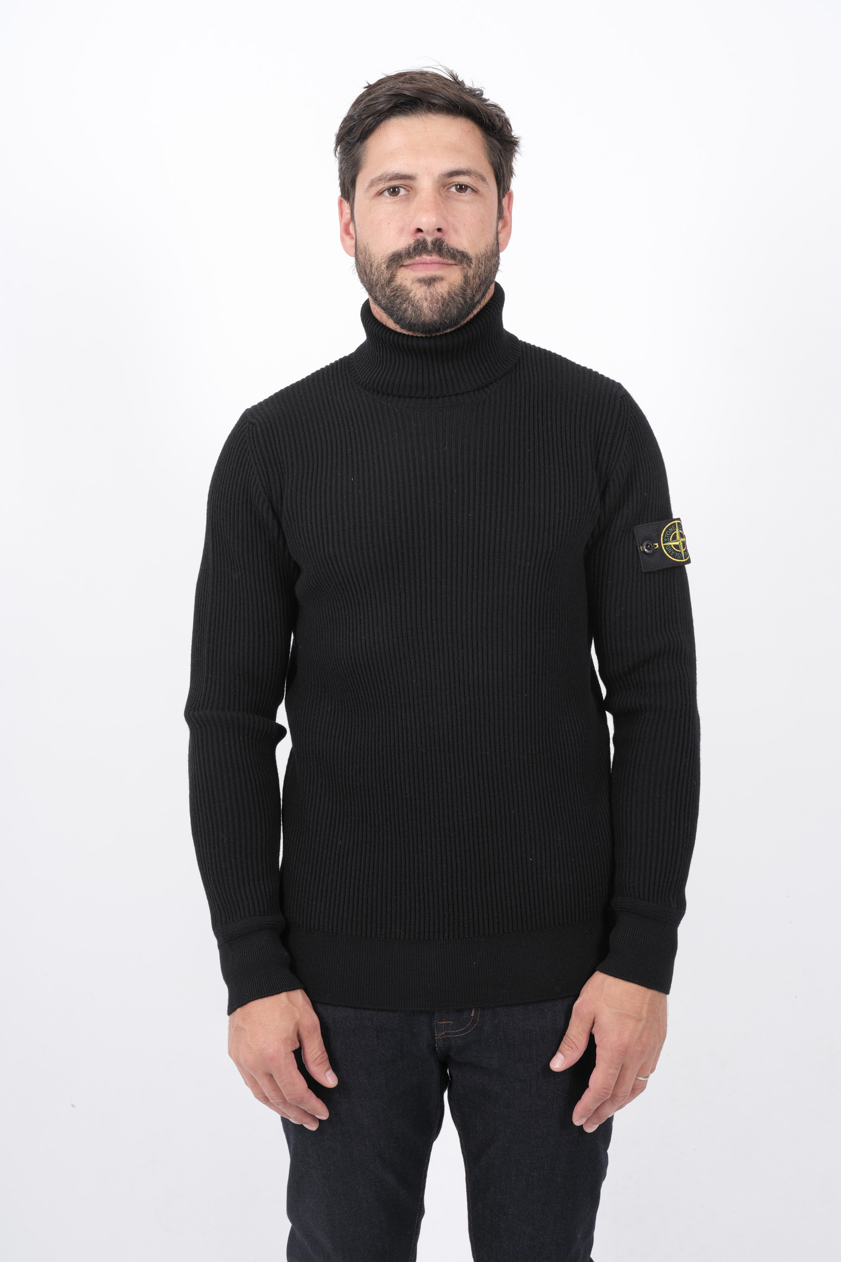  Image du produit PULL STONE ISLAND NOIR 8115552C2-A0029 - 3