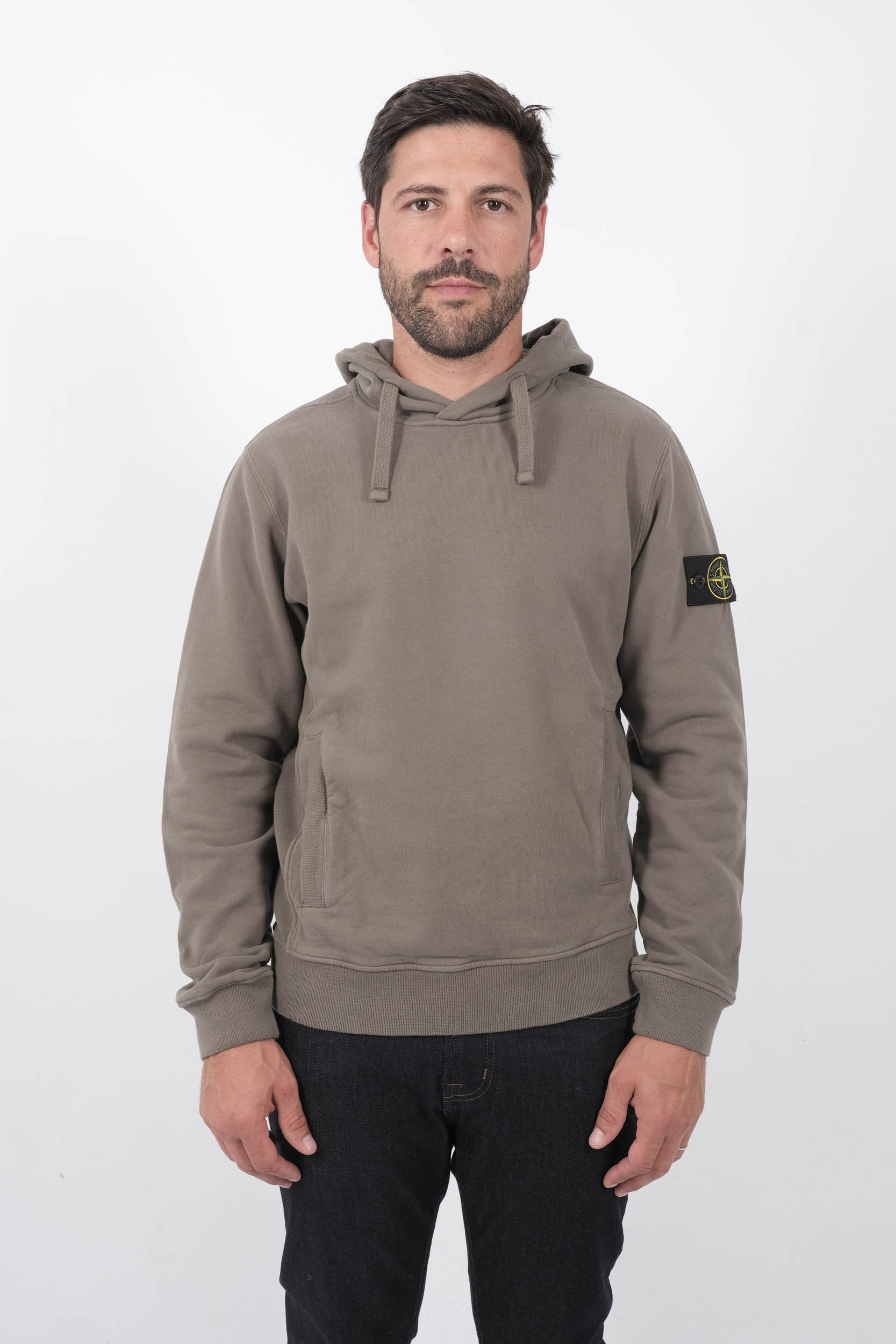  Image du produit SWEAT A CAPUCHE STONE ISLAND MARRON 811560820-V0075 - 3