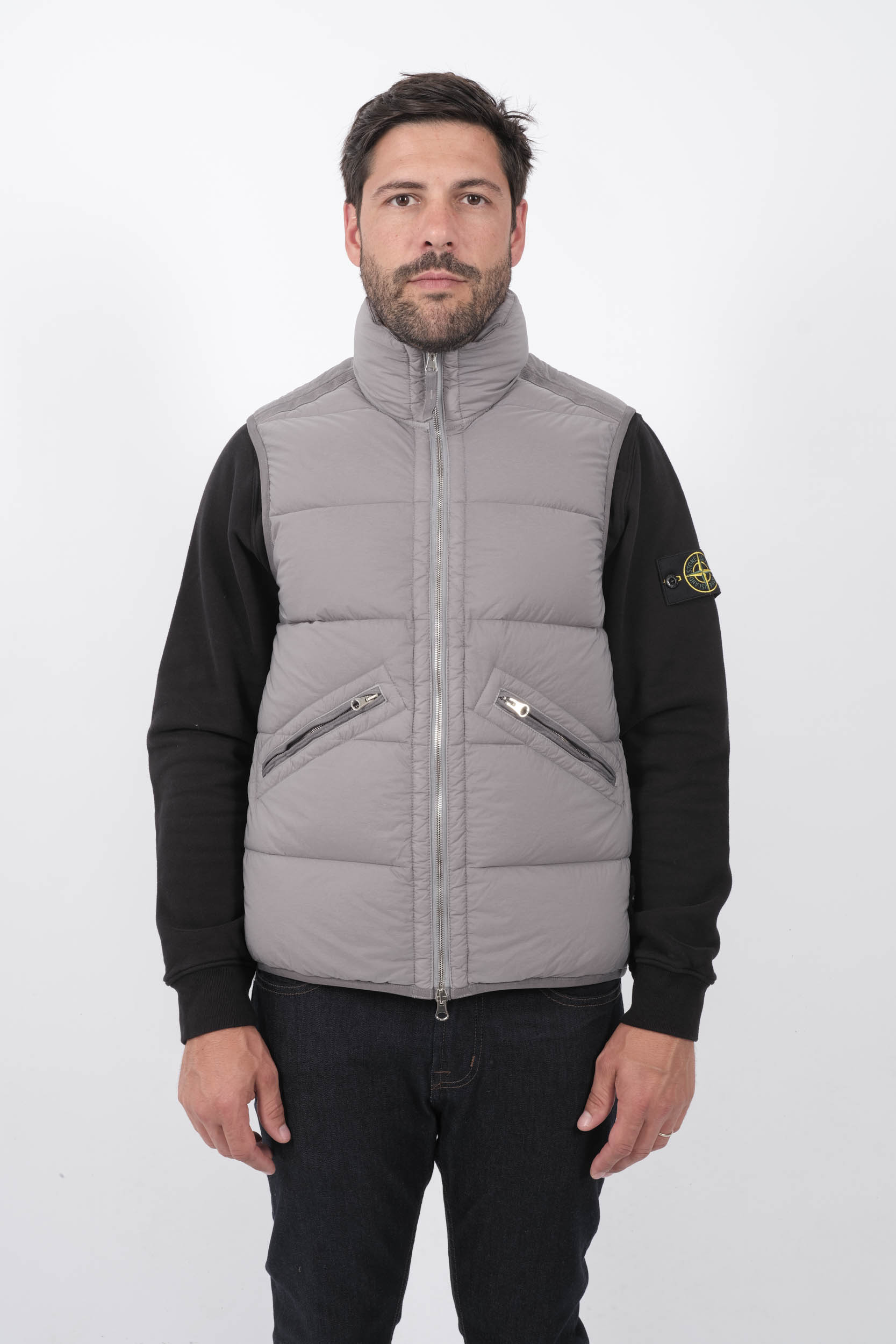  Image du produit DOUDOUNE SANS MANCHES STONE ISLAND GRISE 8115G0828-V0066 - 3