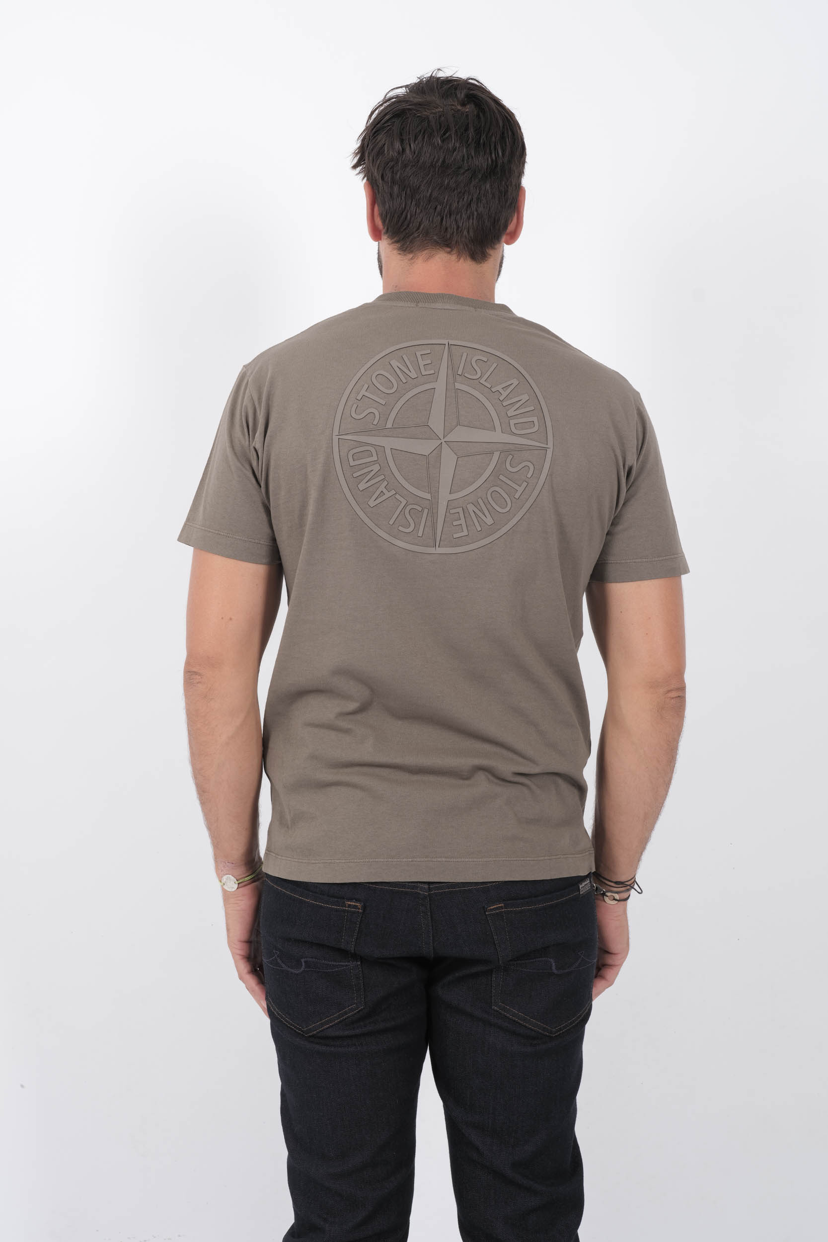  Image du produit T-SHIRT STONE ISLAND MARRON MOTIF IMPRIME 81152NS81-V0075 - 5