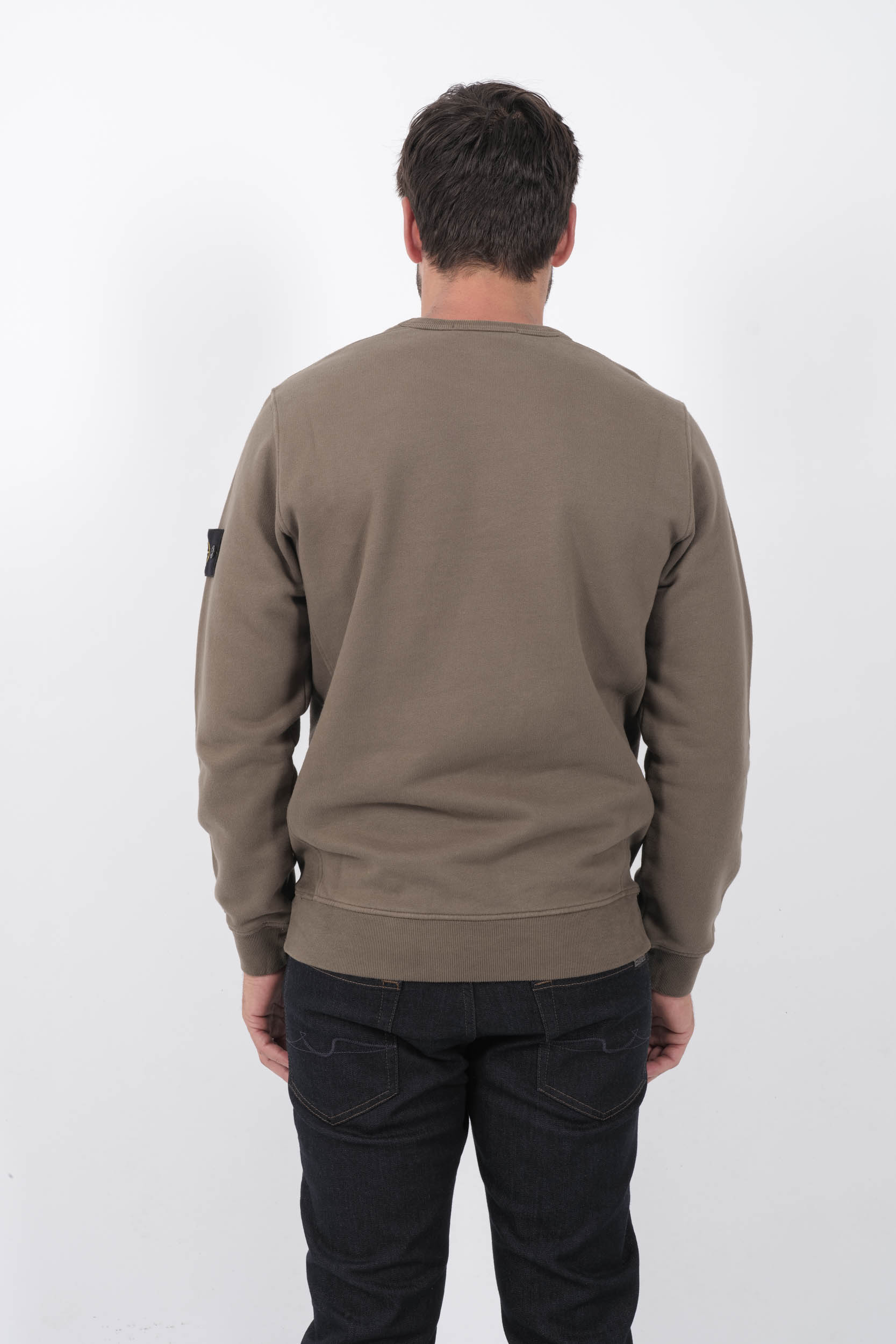 SWEAT STONE ISLAND MARRON 811562420-V0075