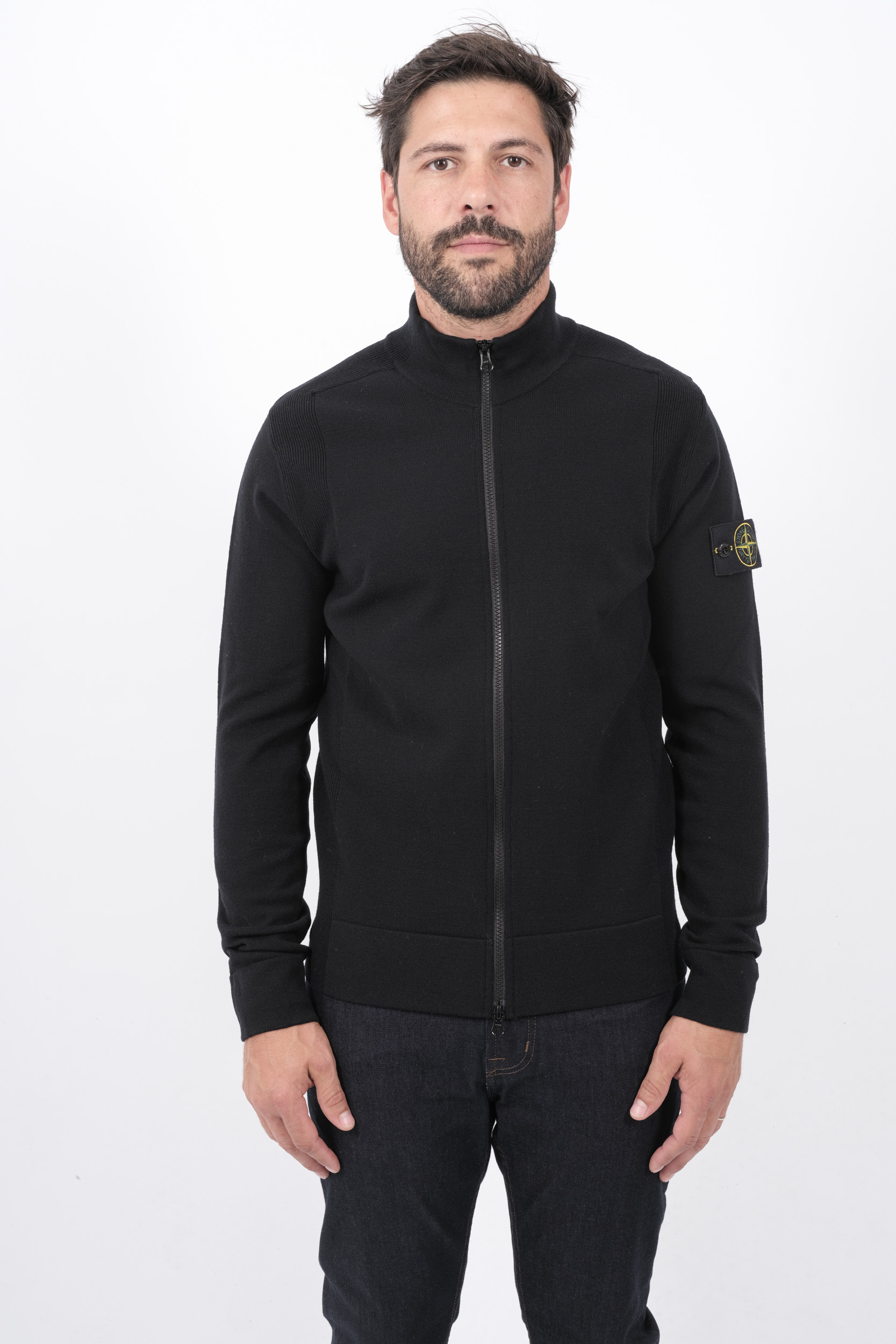 GILET STONE ISLAND NOIR 8115503A1-V0029