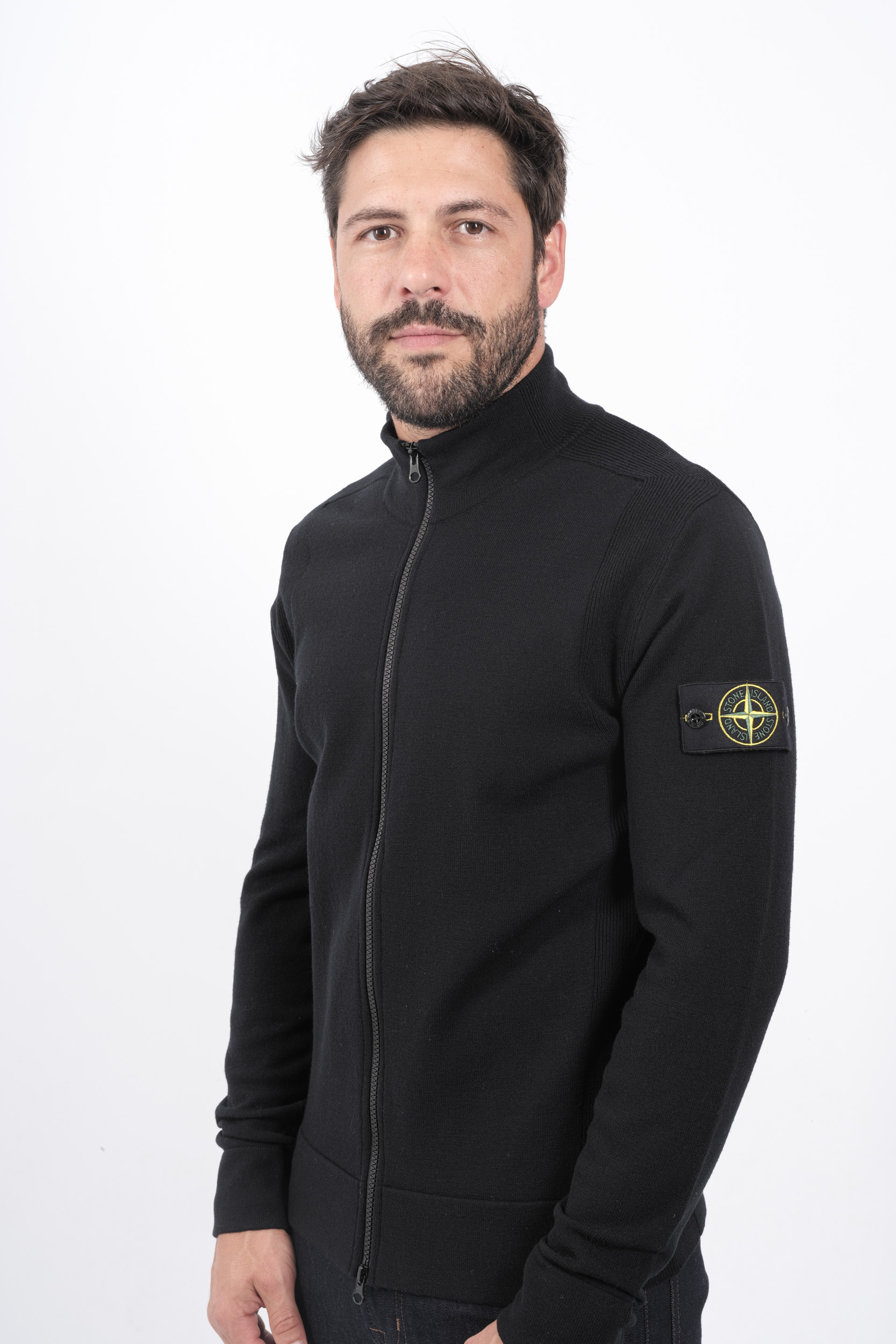 GILET STONE ISLAND NOIR 8115503A1-V0029