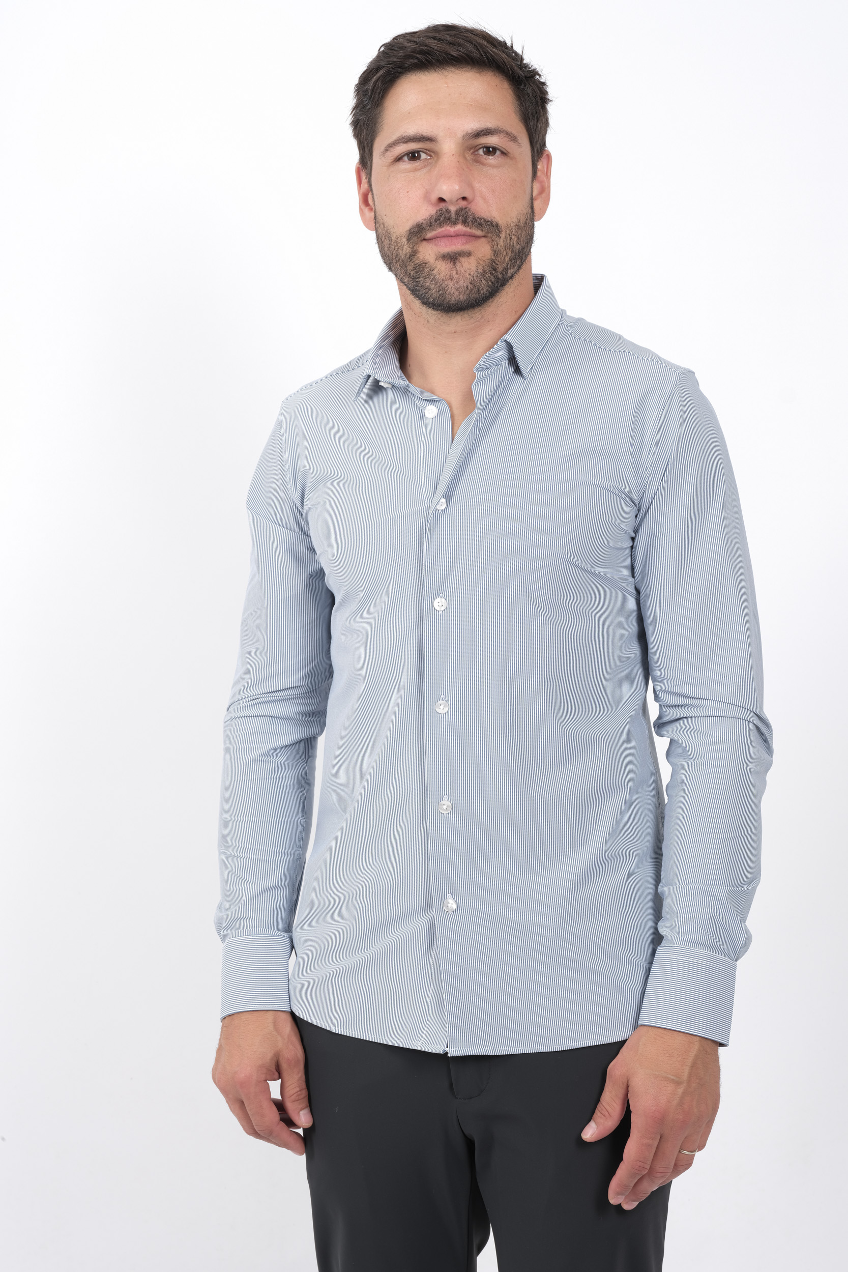  Image du produit CHEMISE RRD RAYE MARINE W24254-V90 - 2