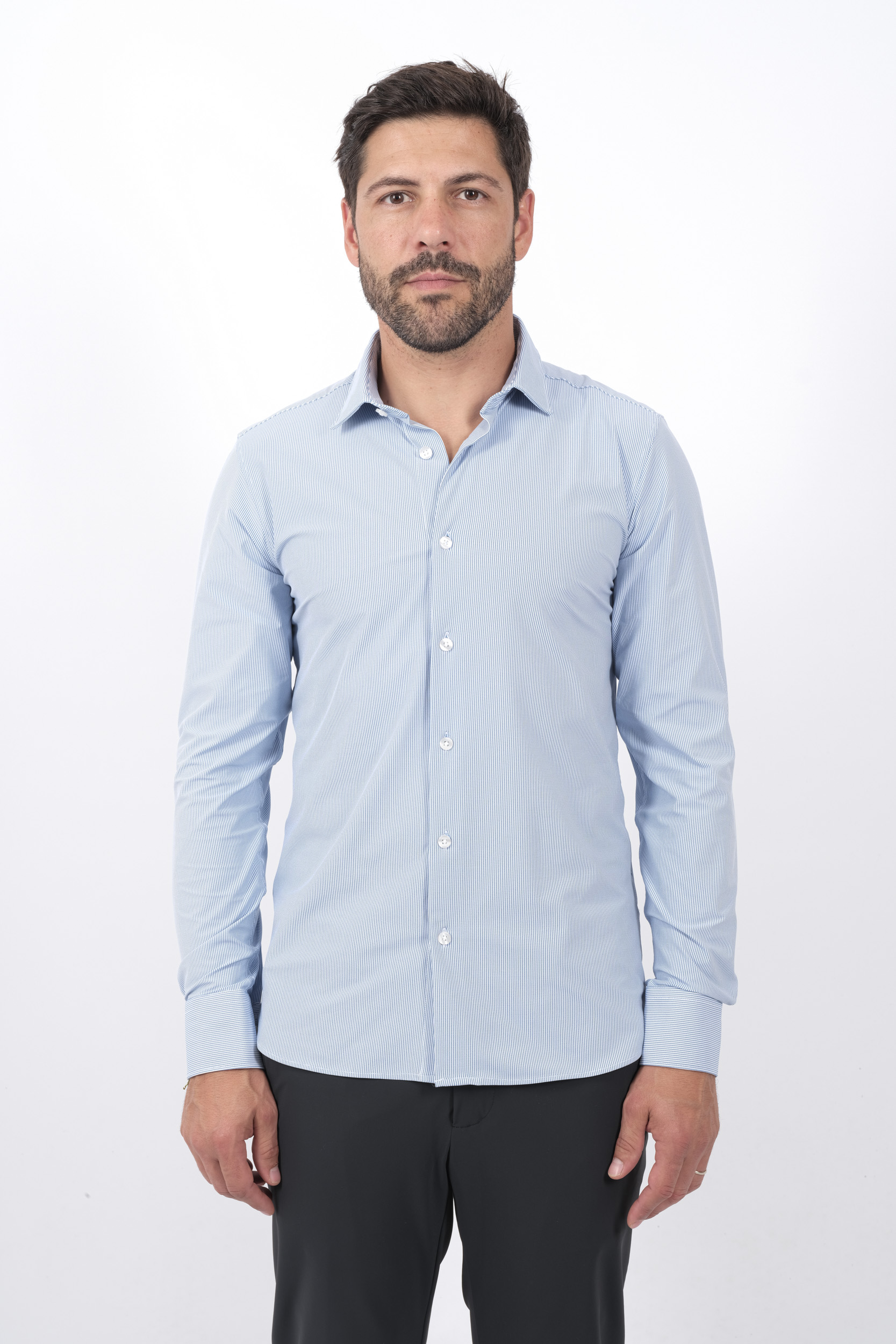  Image du produit CHEMISE RRD RAYE BLEU W24254-V92 - 3