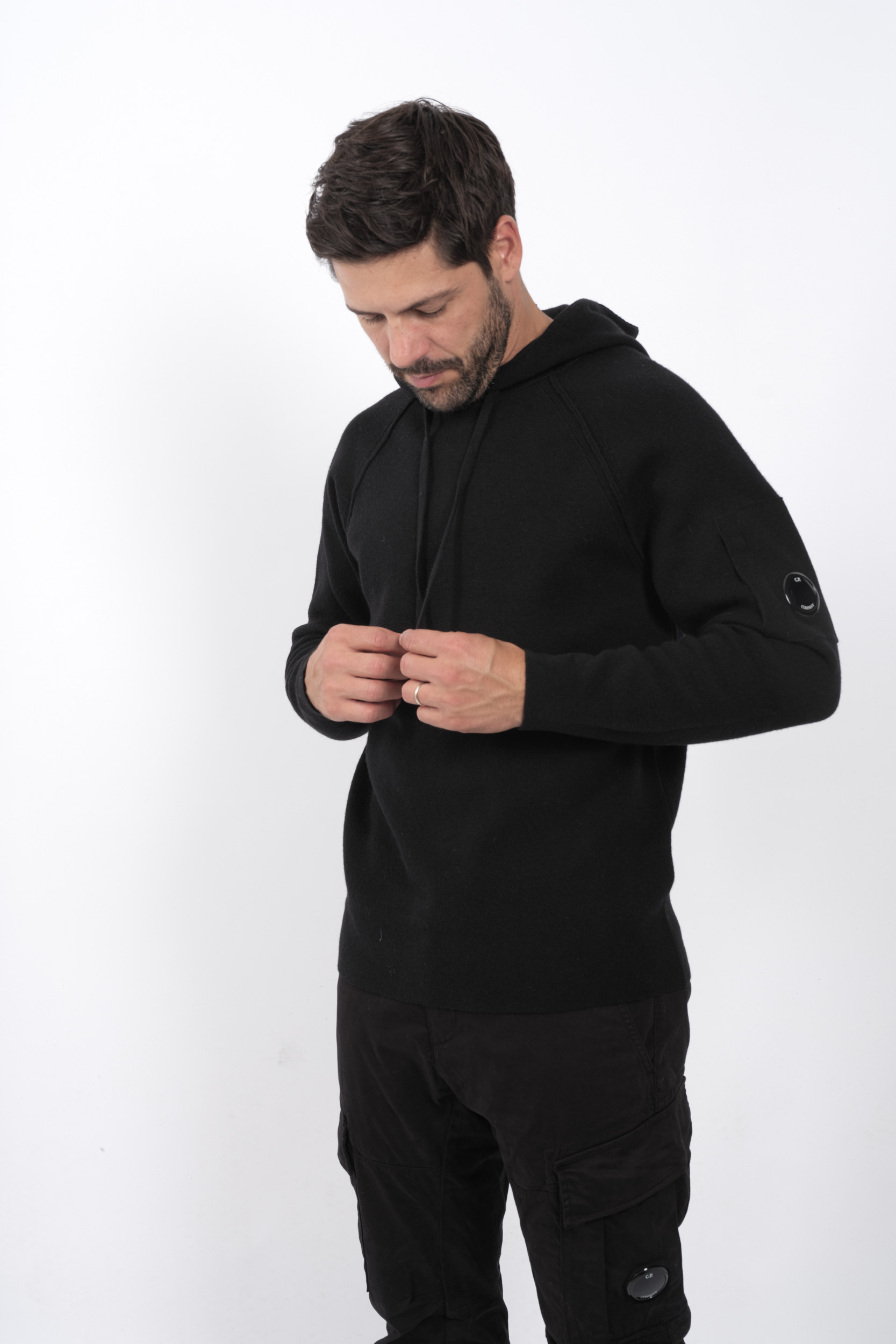  Image du produit PULL C.P COMPANY A CAPUCHE NOIR N149A-999 - 2