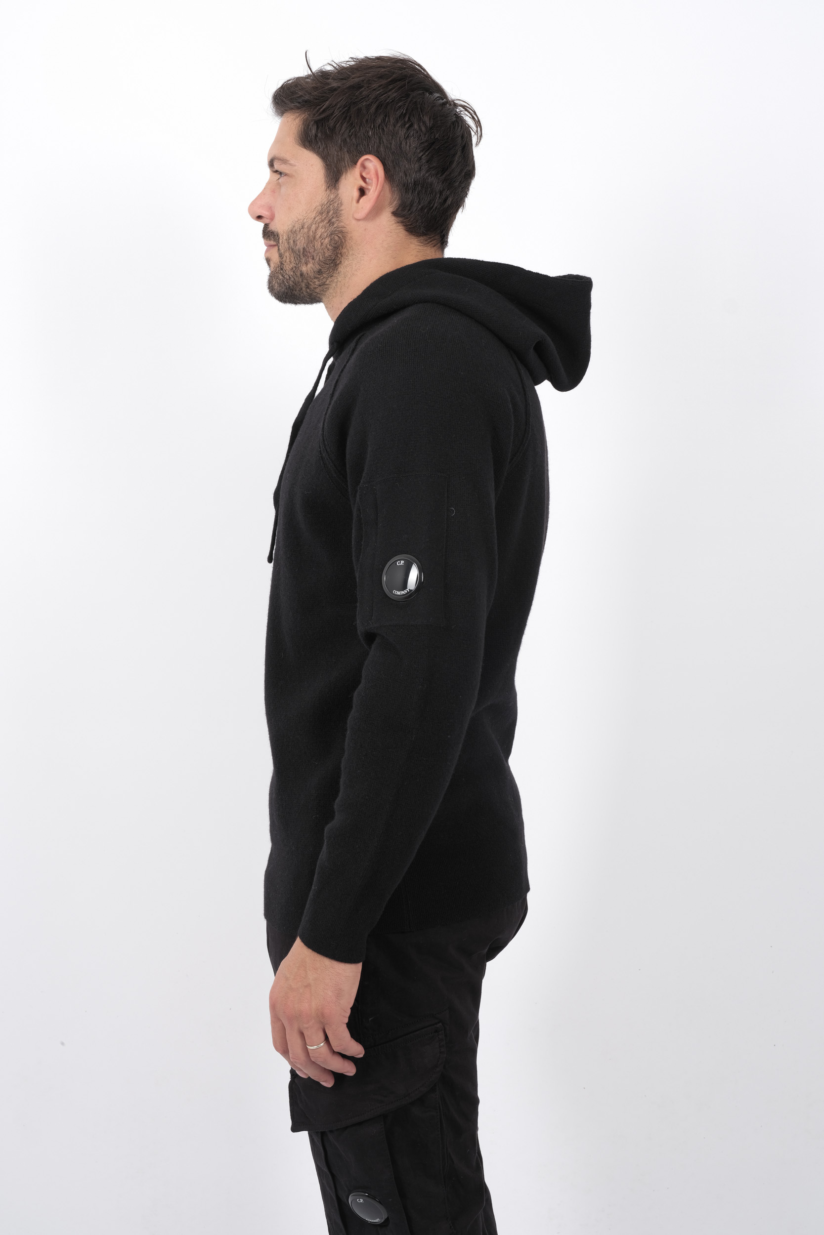  Image du produit PULL C.P COMPANY A CAPUCHE NOIR N149A-999 - 4