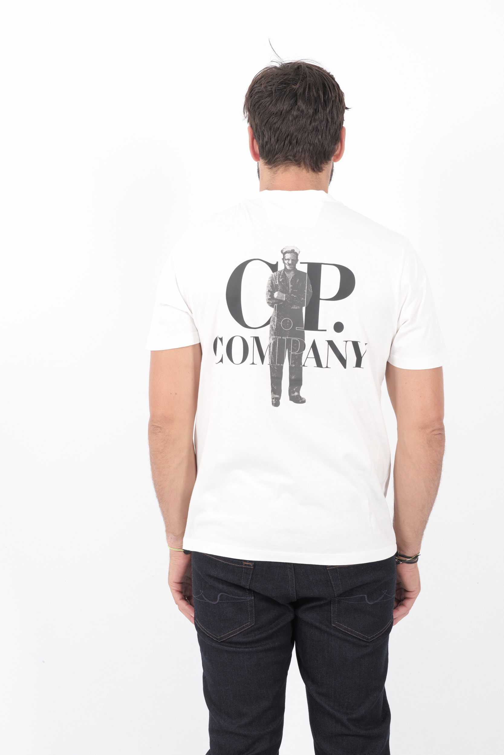  Image du produit TEE-SHIRT C.P COMPANY IMPRIME DOS BLANC S167A-103 - 5