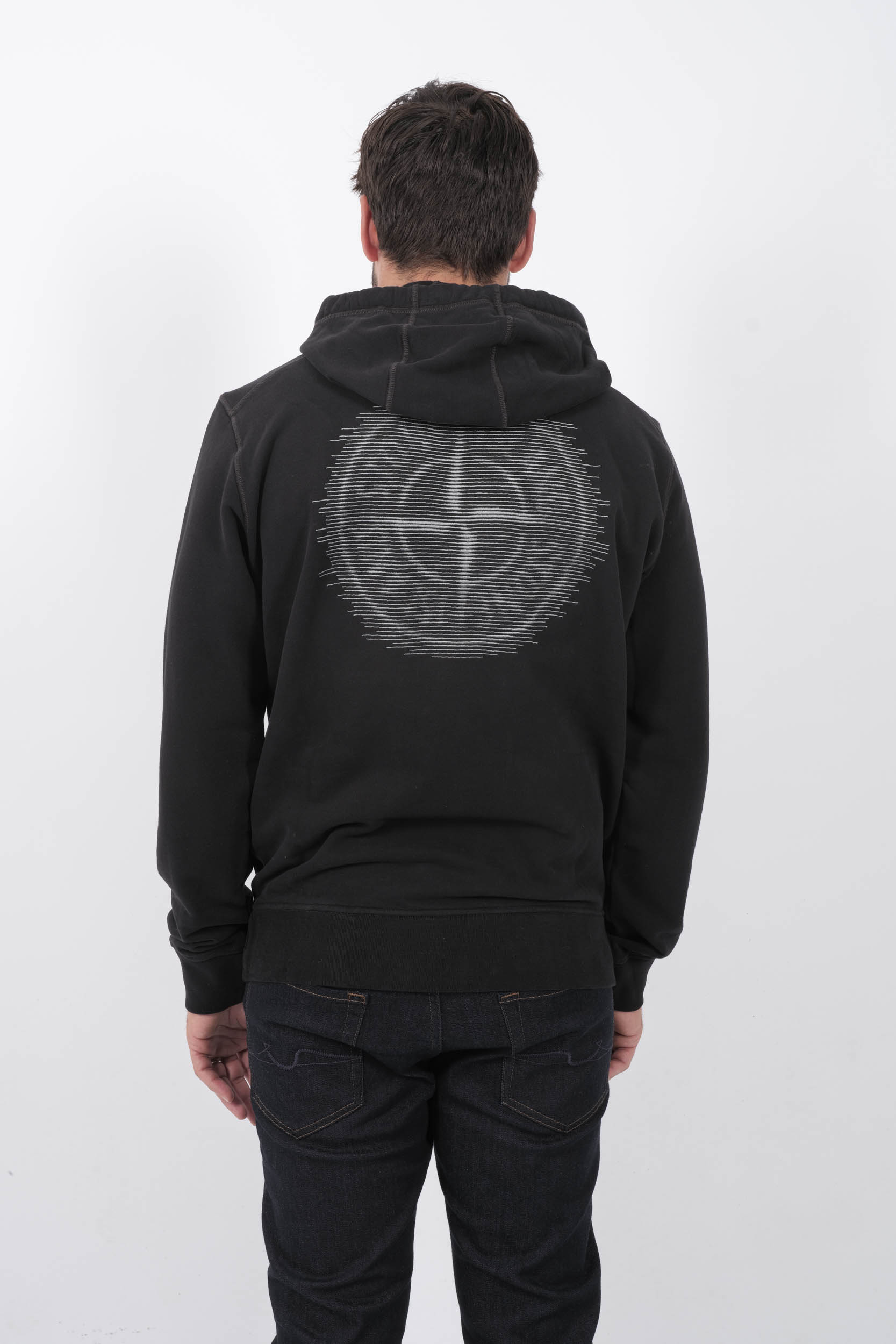  Image du produit SWEAT A CAPUCHE STONE ISLAND LOGO BRODE NOIR 811566488-V0029 - 5