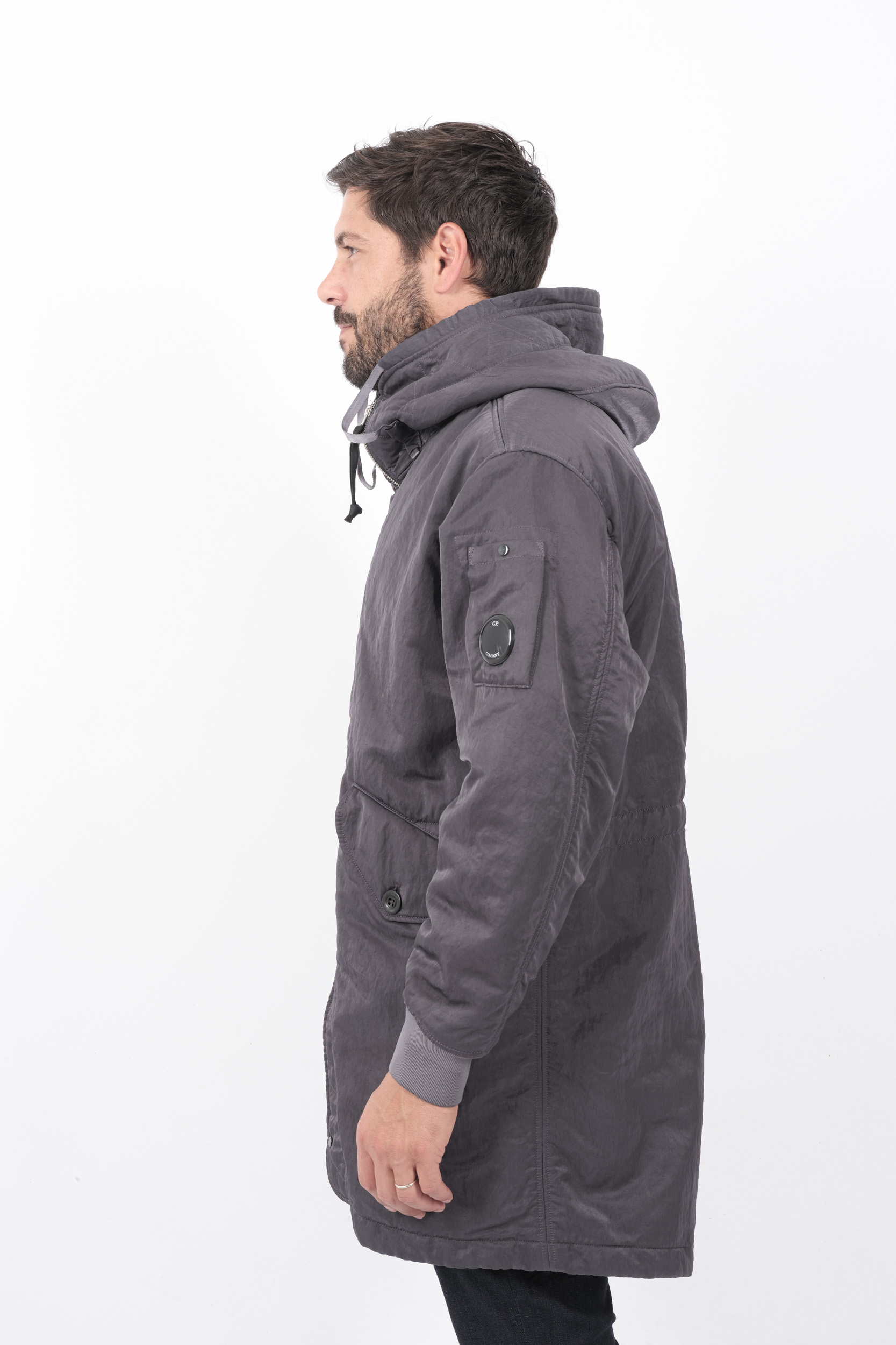  Image du produit PARKAS C.P COMPANY DOUBLE POLAIRE BLEU GLACIER W187A-995 - 4