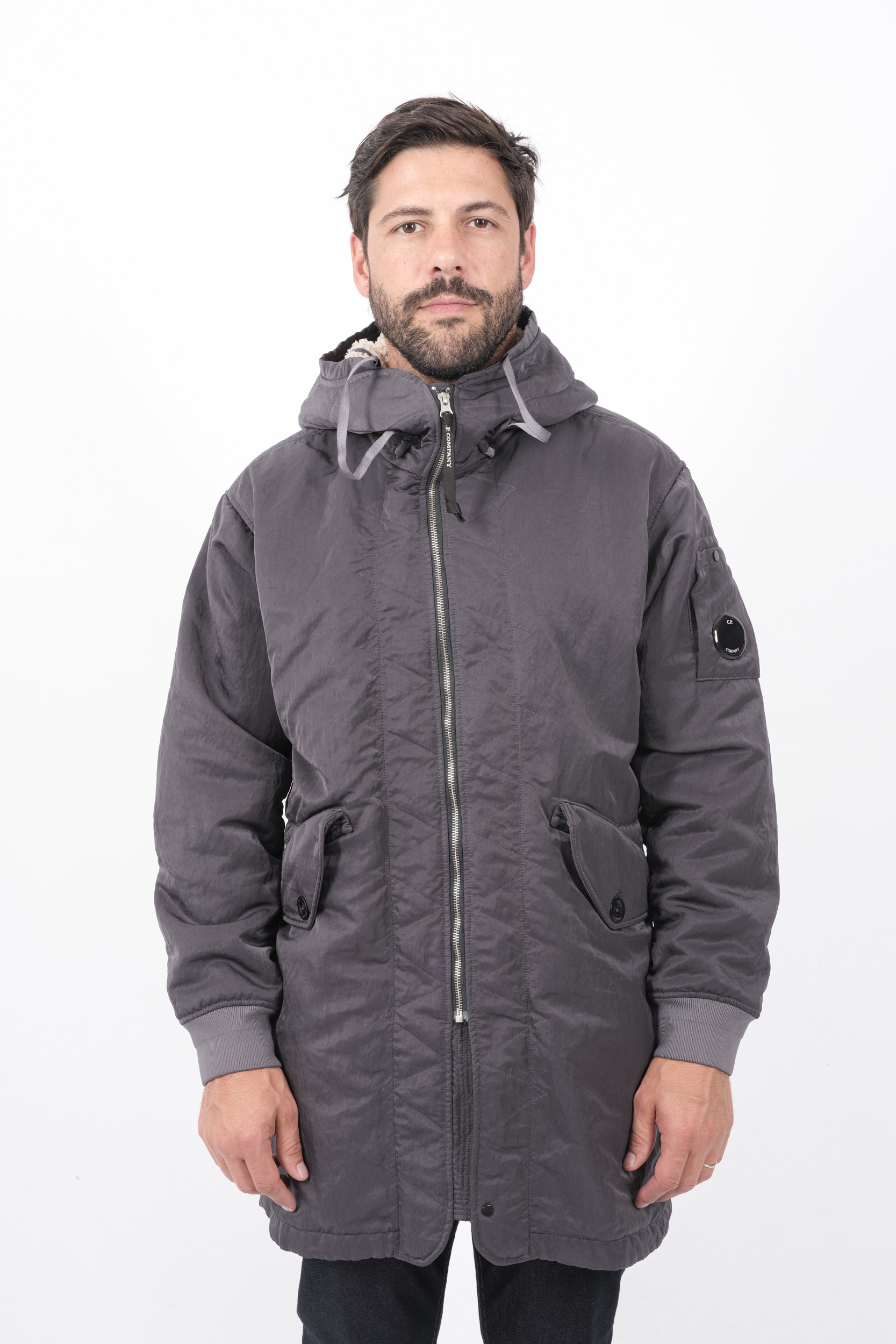  Image du produit PARKAS C.P COMPANY DOUBLE POLAIRE BLEU GLACIER W187A-995 - 3