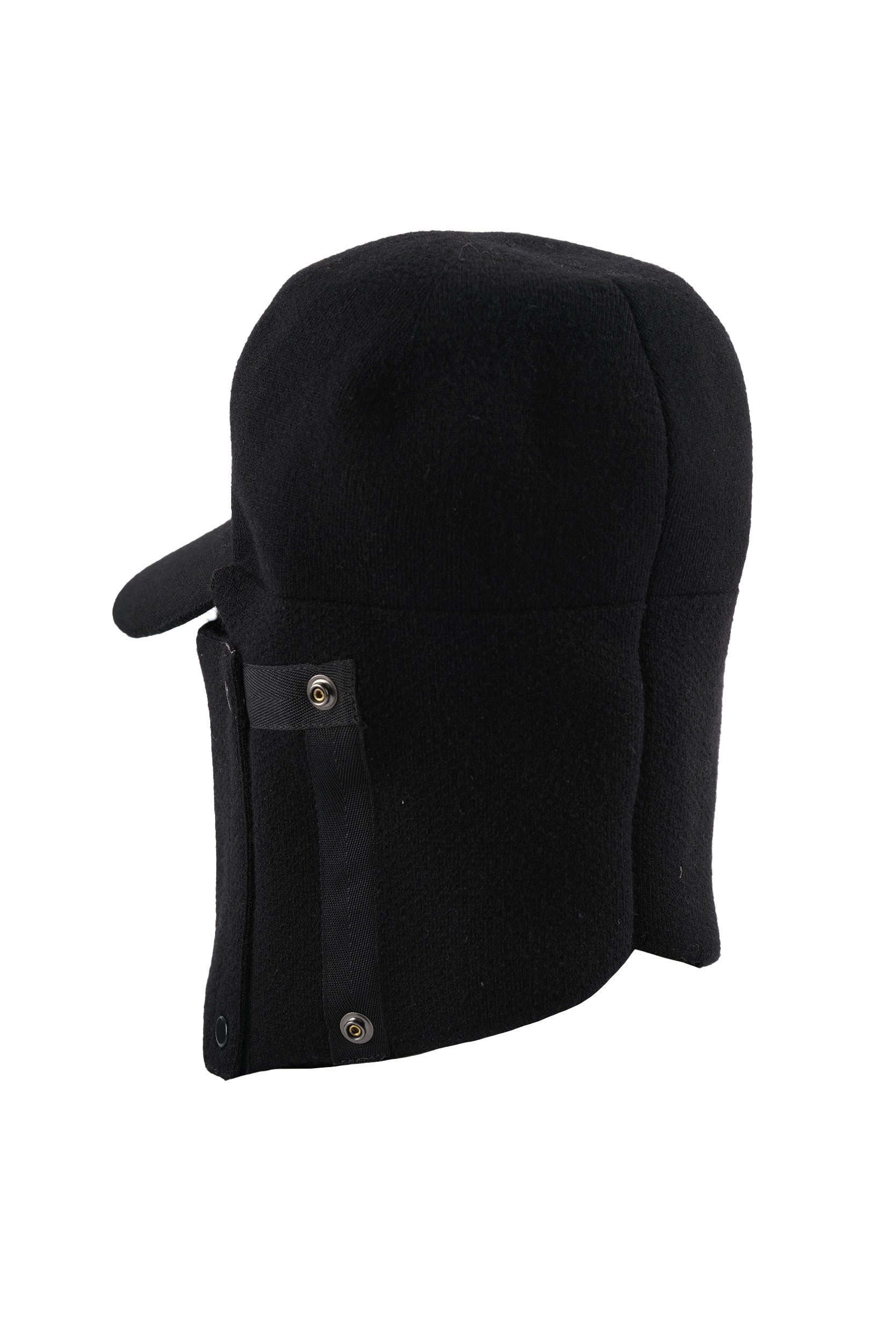  Image du produit BONNET C.P COMPANY A VISIERE EN LAINE MERINOS NOIR C298A-999 - 3